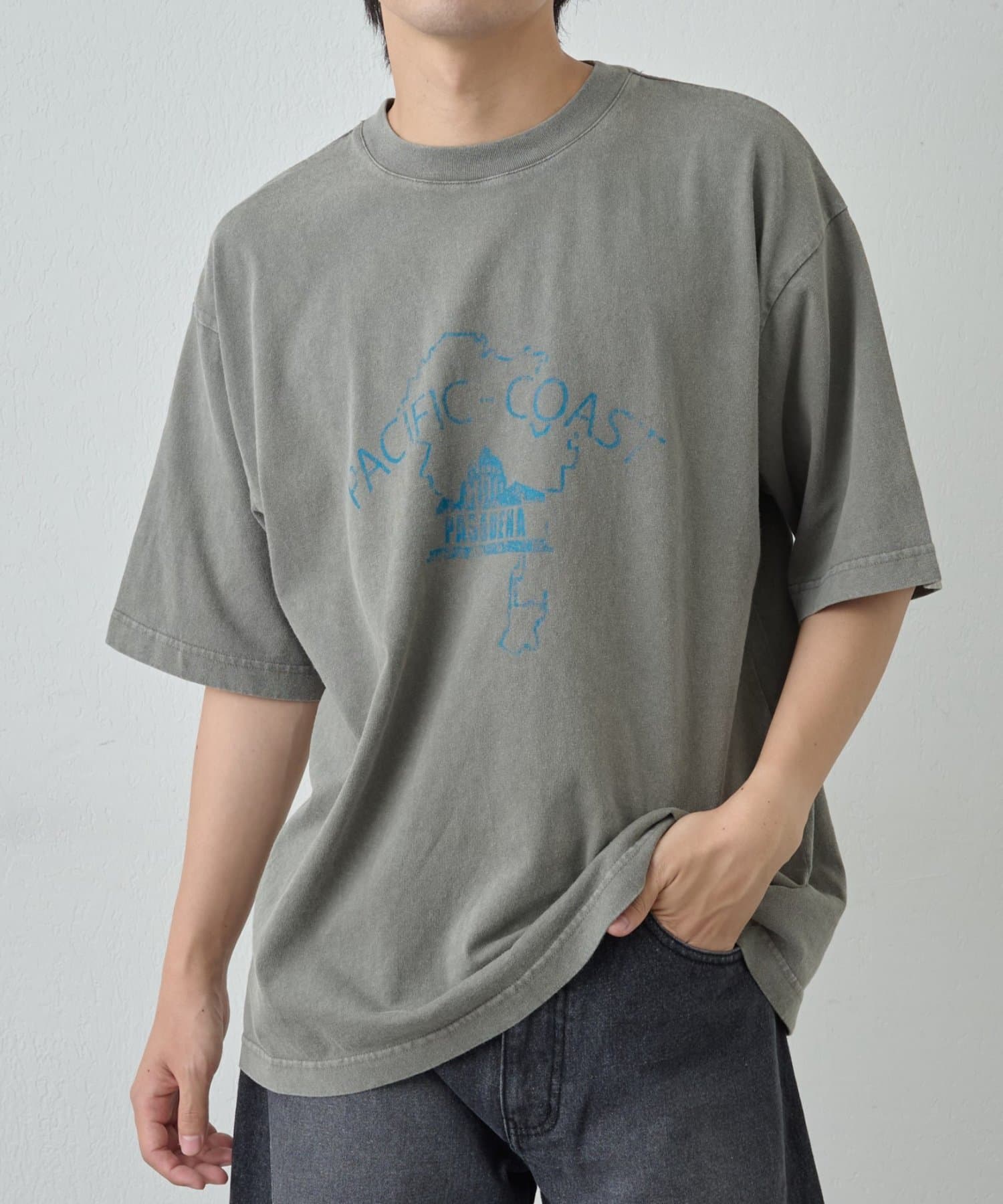 COLONY 2139(コロニー トゥーワンスリーナイン) PACIFICカスレフェードTEE