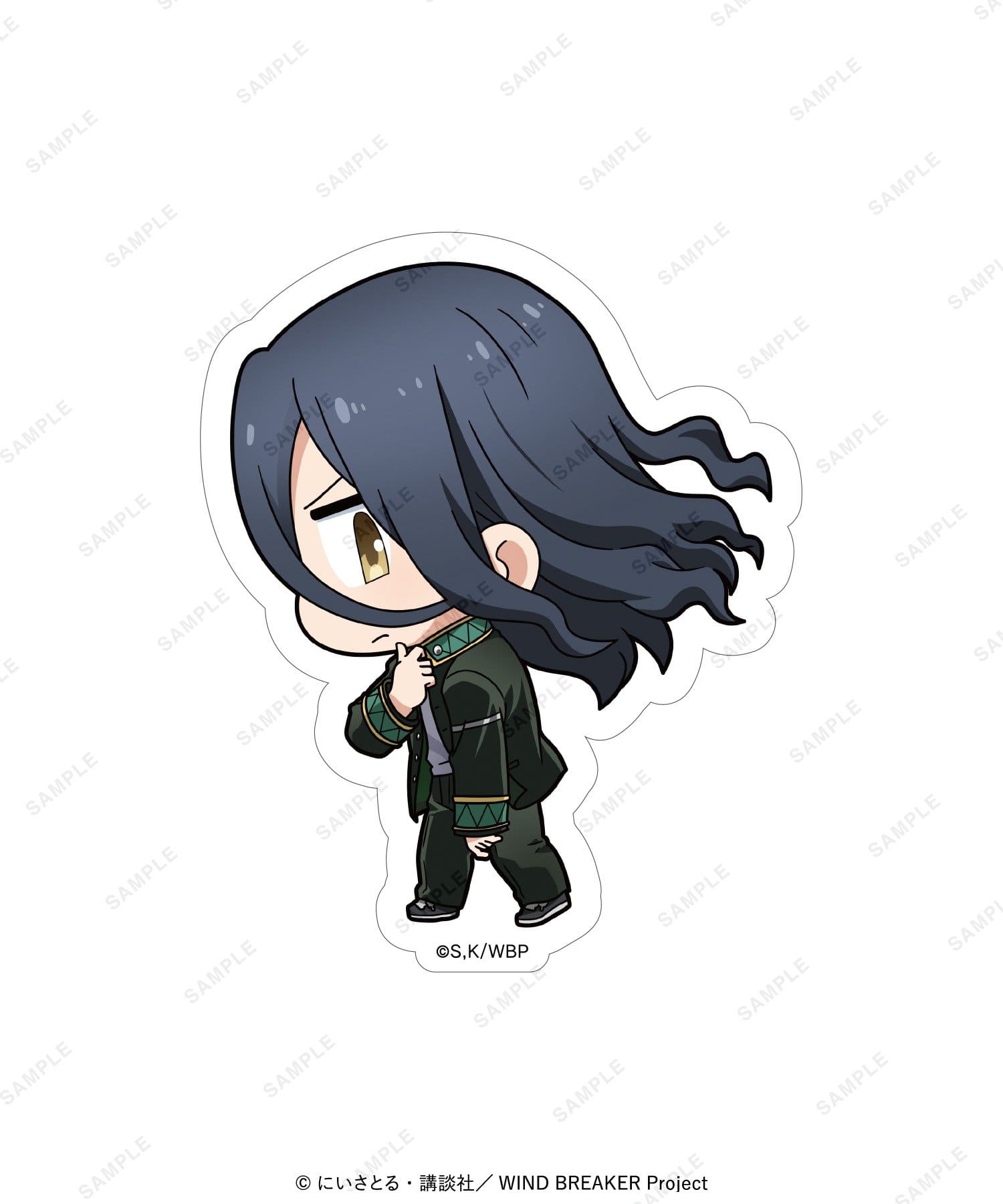 baseyard tokyo(ベースヤード トーキョー) 【WIND BREAKER】ダイカットステッカー ミニキャライラスト