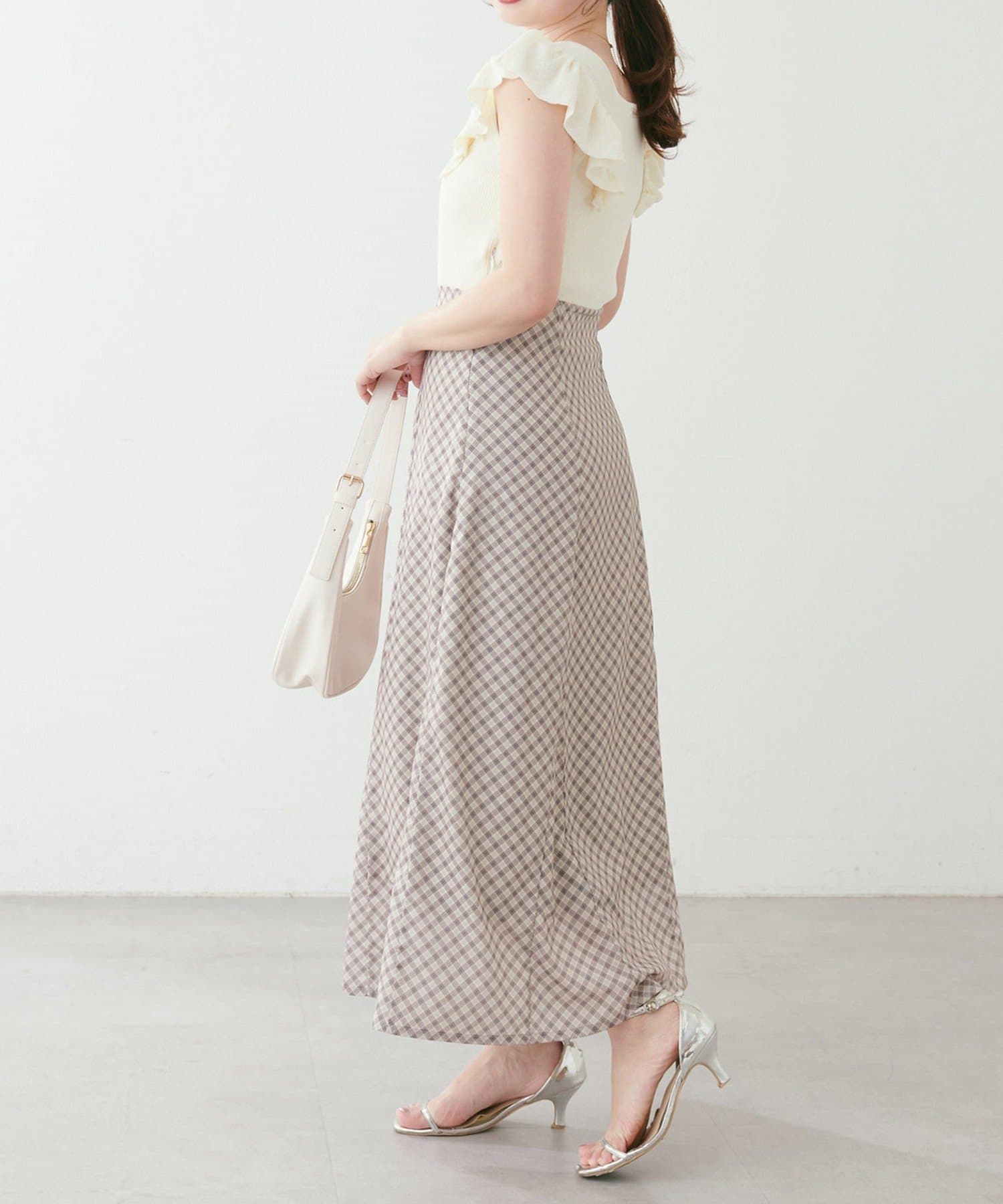 【2025SS natural couture】インフルエンサー　かなみ（＠canami__n）考案マイナス３キロ見え！！初夏から盛夏まで大活躍な、褒められ主役ワンピースが新登場♪■Design　コー