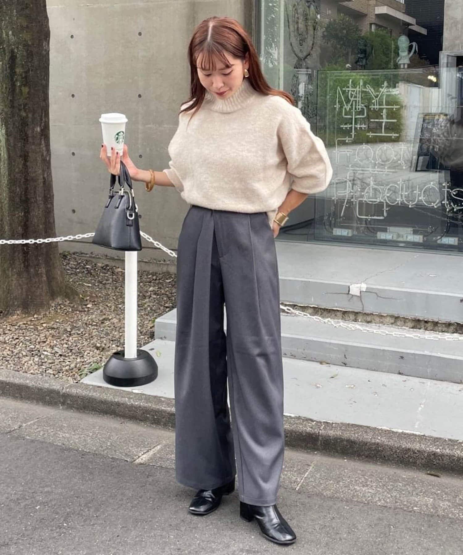 ◆MICHAA ハイネックベルテッドハーフパディング 楽天市場】FIRO BIANCO UNO 24AW 80/1 ハイブリットラマ
