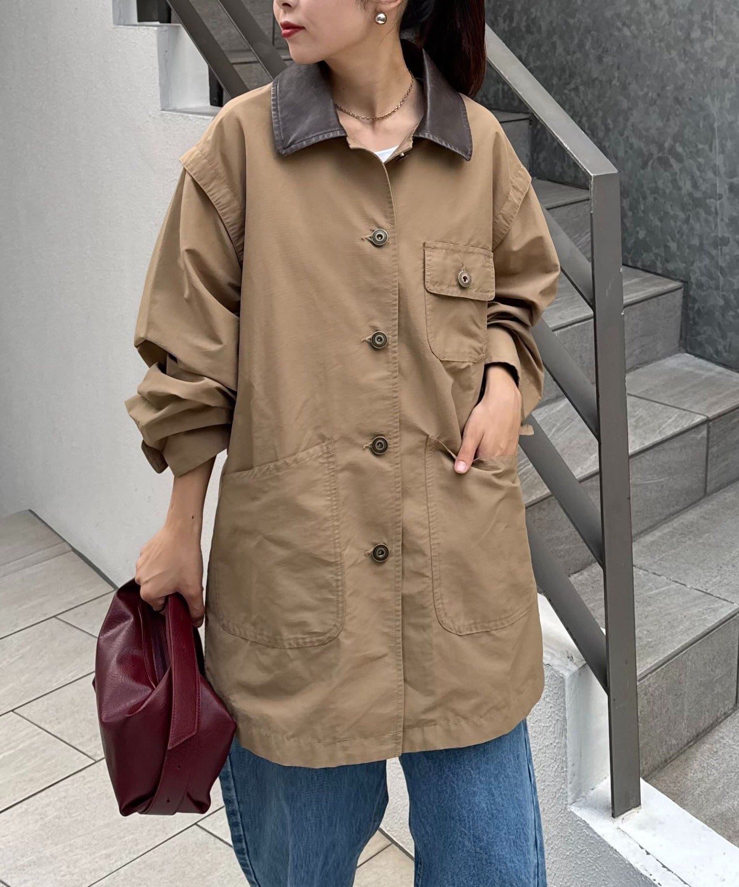 CIAOPANIC TYPY(チャオパニックティピー) マルチウェイワークオーバーサイズジャケット
