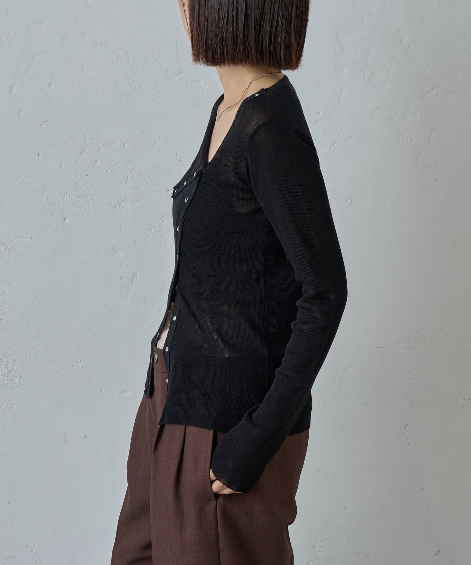 -goocy-(グーシー) 麻ライクシアースナップPO