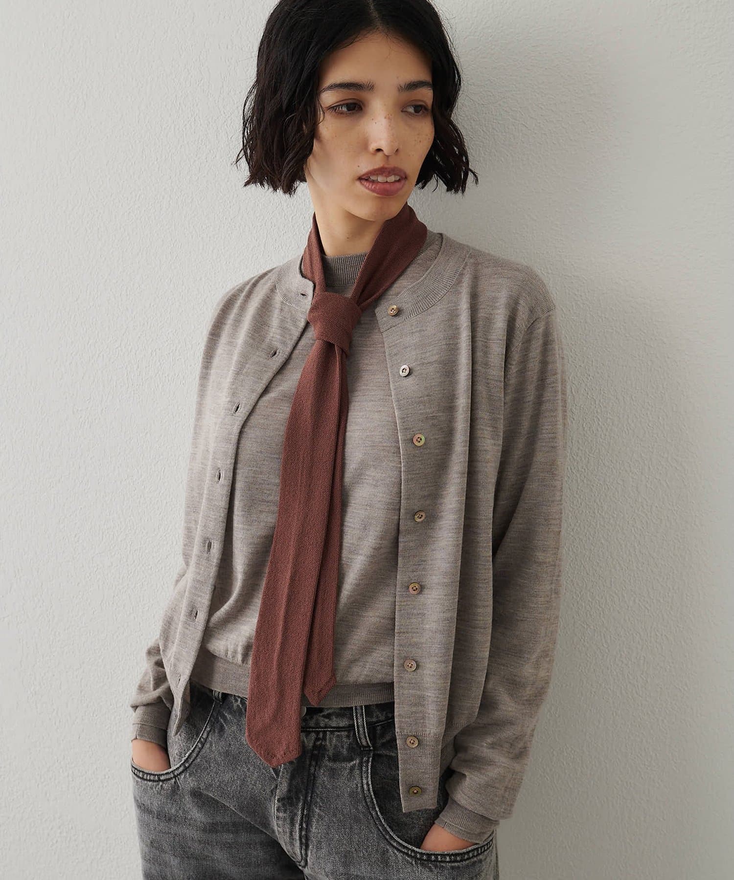 Whim Gazette(ウィム ガゼット) ニットタイ