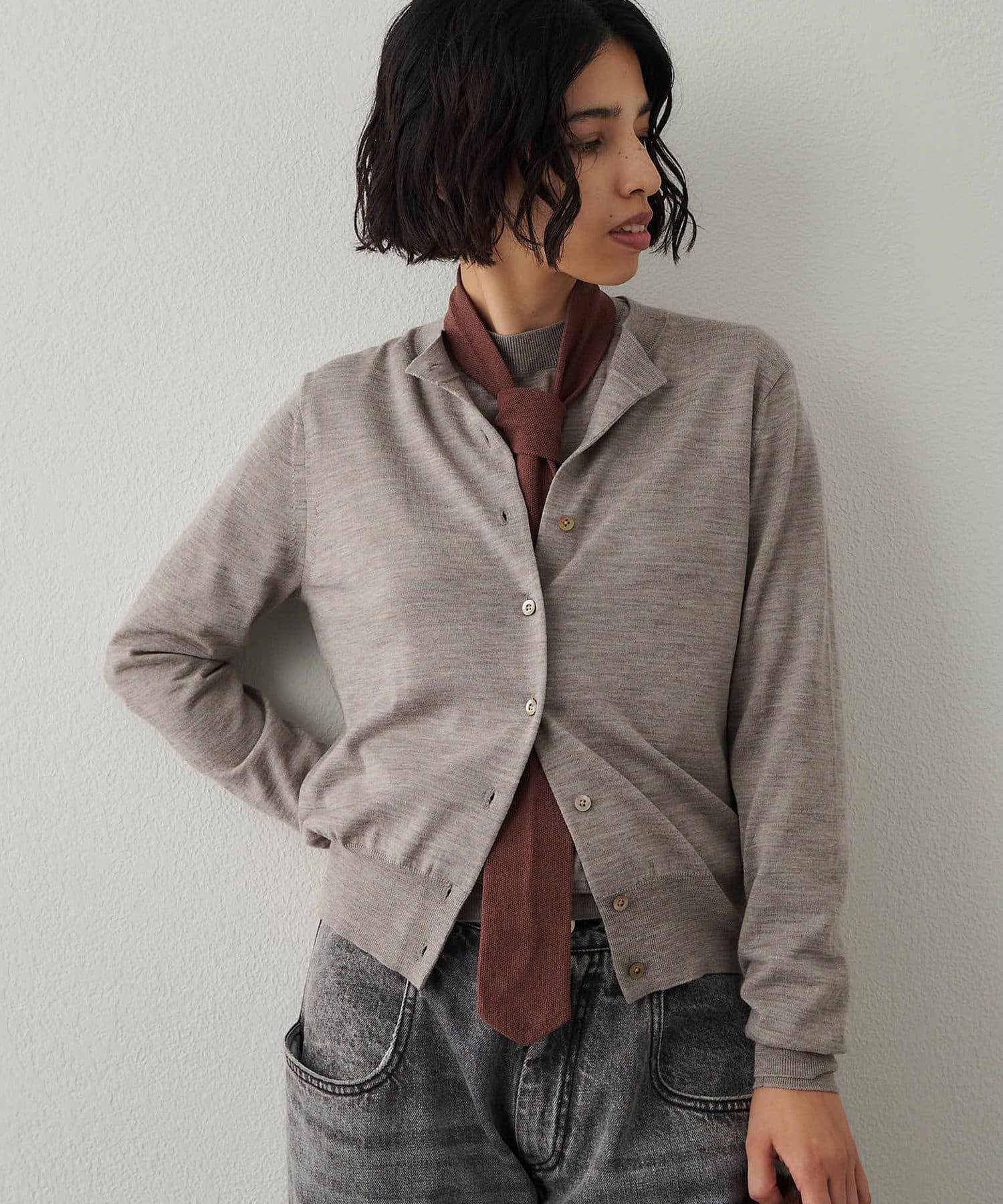 Whim Gazette(ウィム ガゼット) ニットタイ