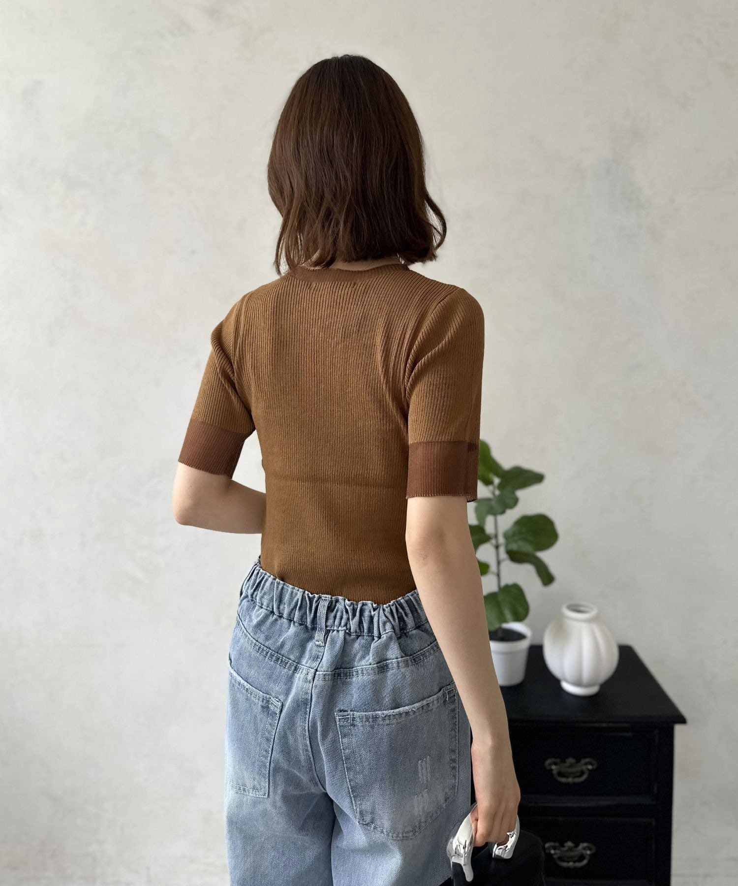 LOCUST(ローカスト) 【万能アイテム】 シアーラインサマーニット