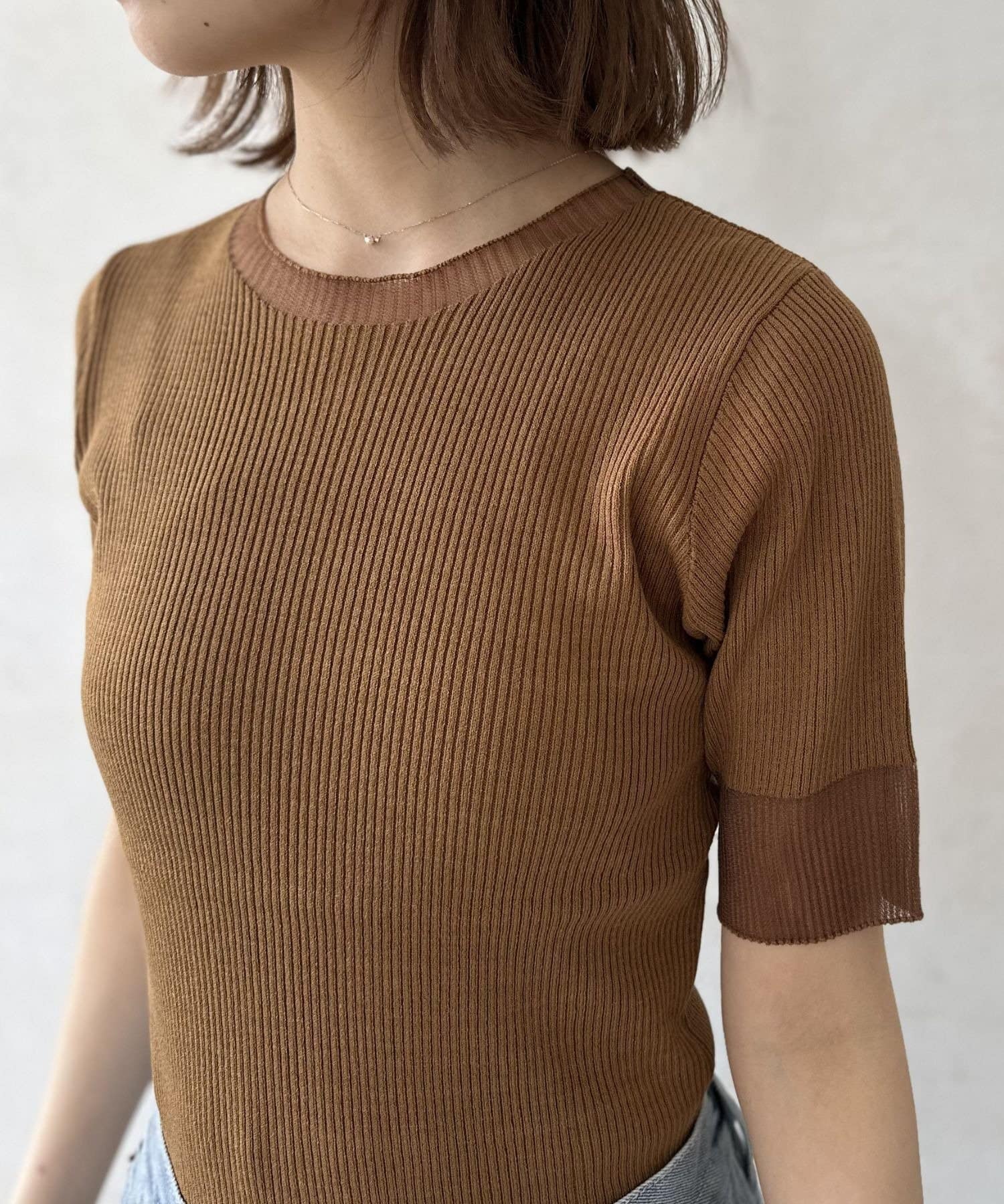 LOCUST(ローカスト) 【万能アイテム】 シアーラインサマーニット