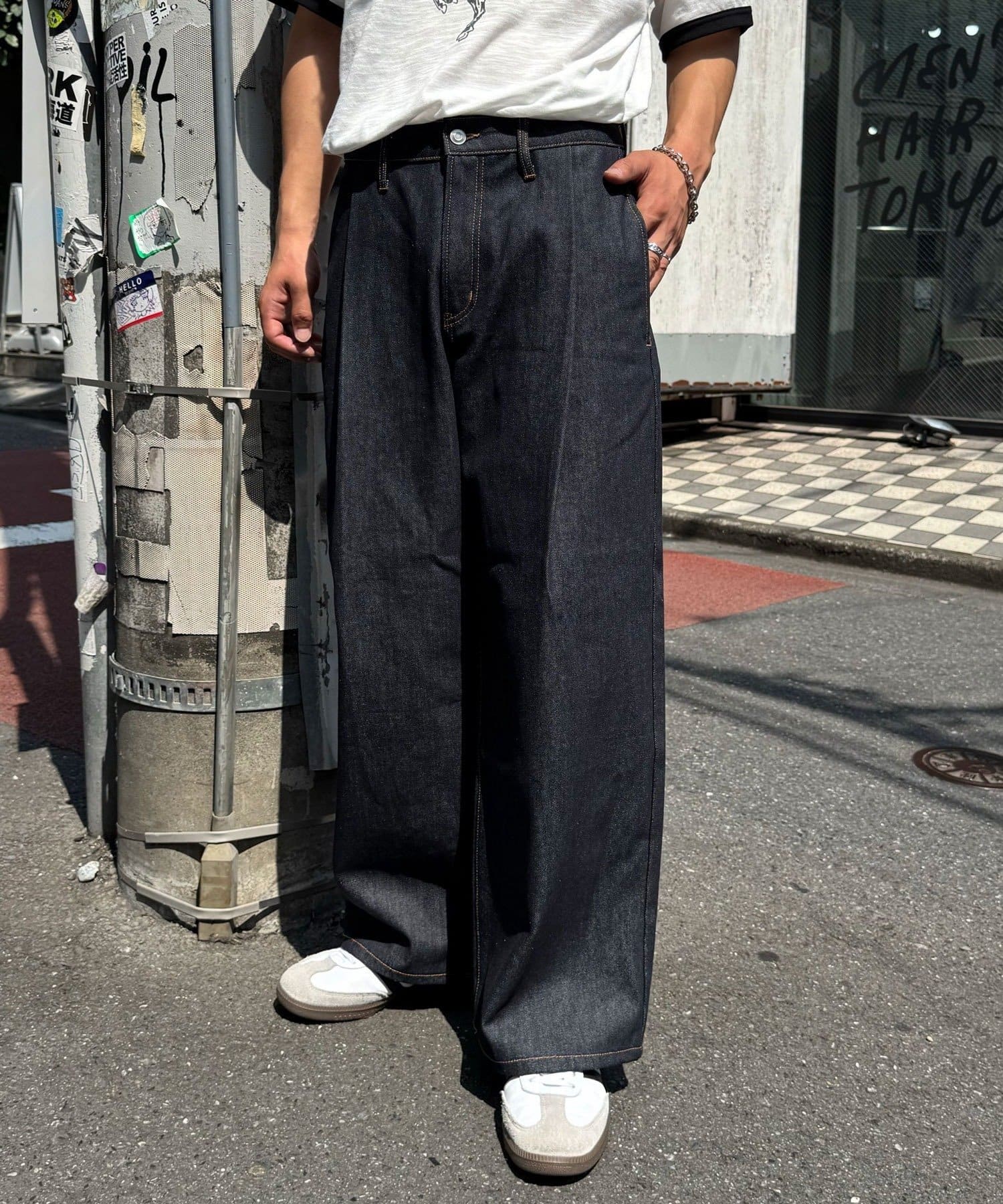 CIAOPANIC(チャオパニック) 【CIAN DENIM/シアンデニム】ワイドフレアパンツ