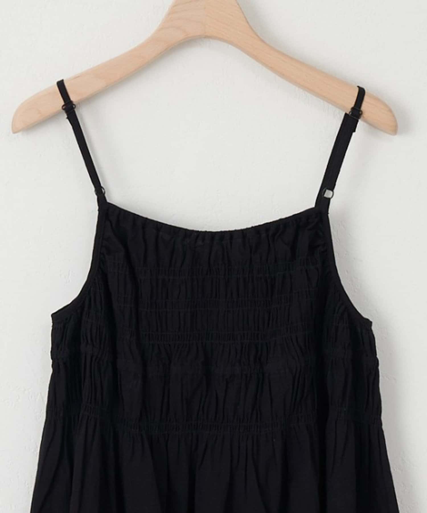 DISCOAT(ディスコート) 胸シャーリングキャミワンピース