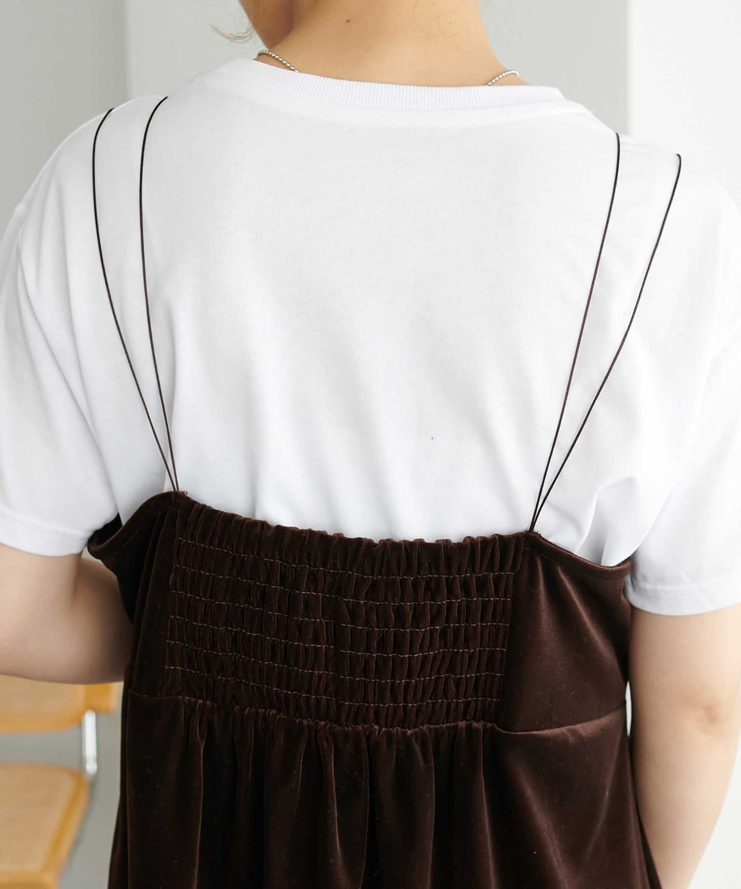 DISCOAT(ディスコート) ベロアキャミチュニック