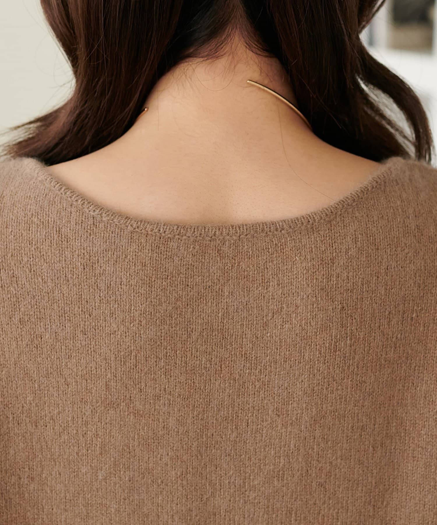 DISCOAT(ディスコート) フォックスブレンドVネックプルオーバー