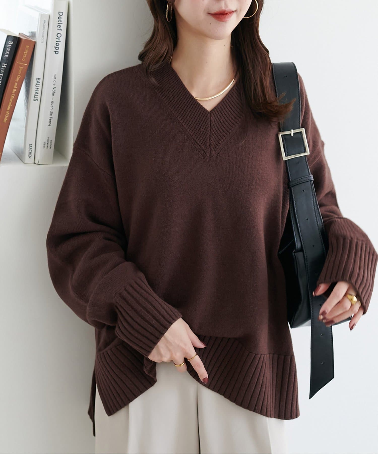 DISCOAT(ディスコート) 【12/1 13:00まで40%OFF!】カシミアタッチビッグプルオーバー