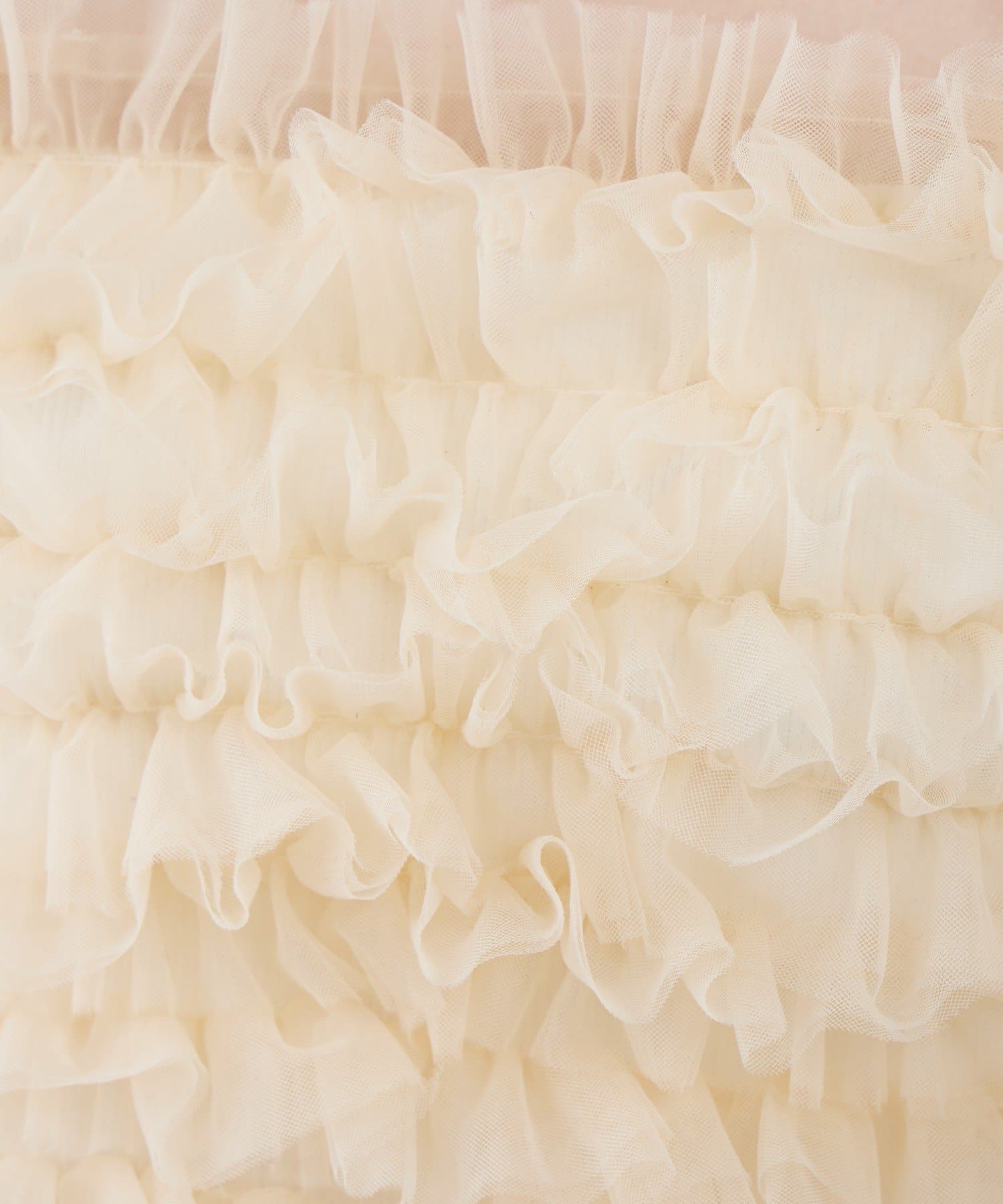 mline(エムライン) [mline]チュールギャザーキャミ