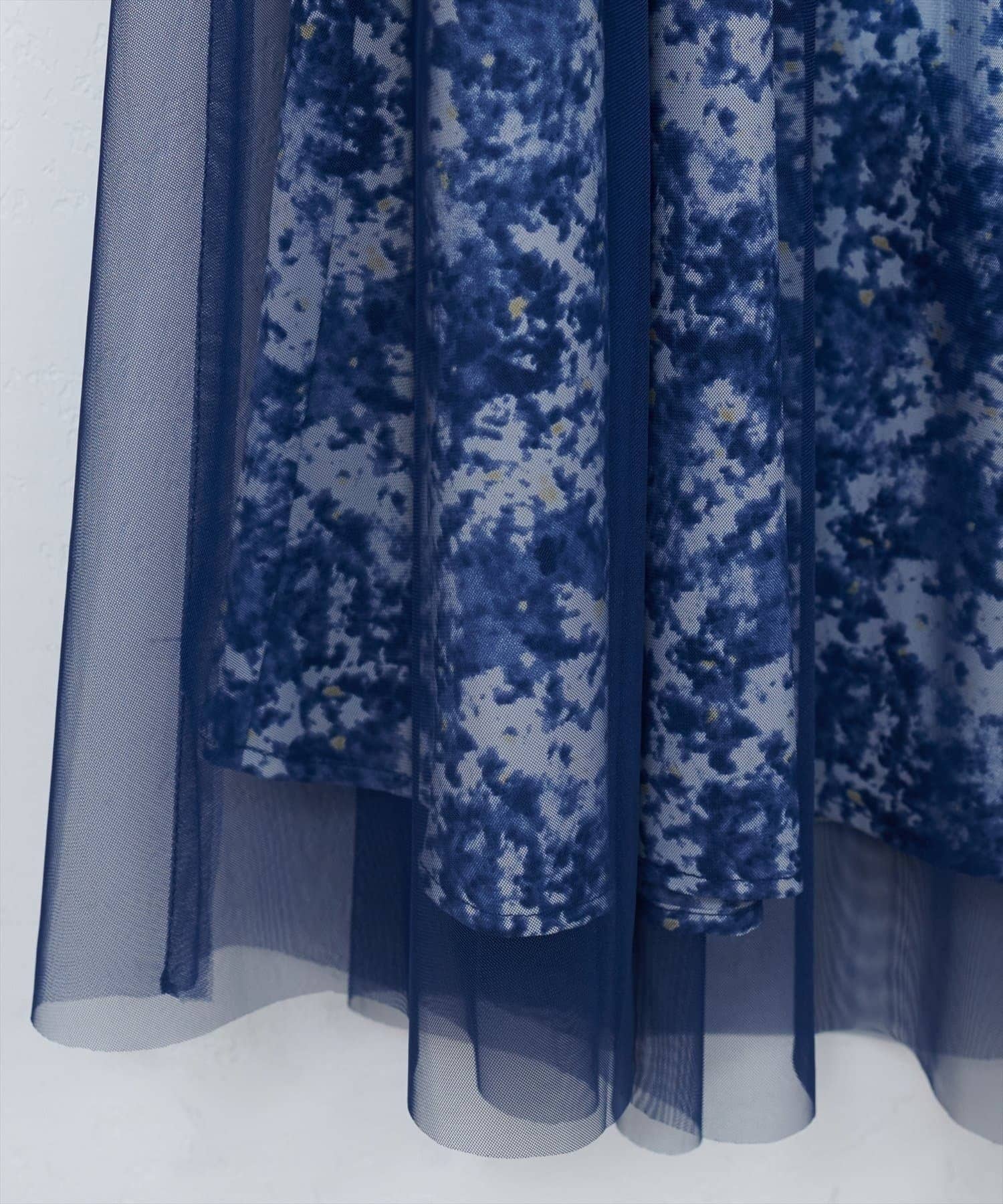 NICE CLAUP / OLIVE des OLIVE OUTLET(ナイスクラップ  / オリーブ デ オリーブ アウトレット) 【natural couture】チュールレイヤードフレアスカート