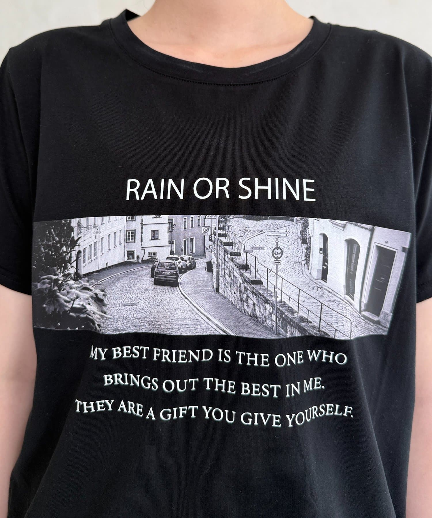 Chez toi(シェトワ) プリントロゴTシャツ