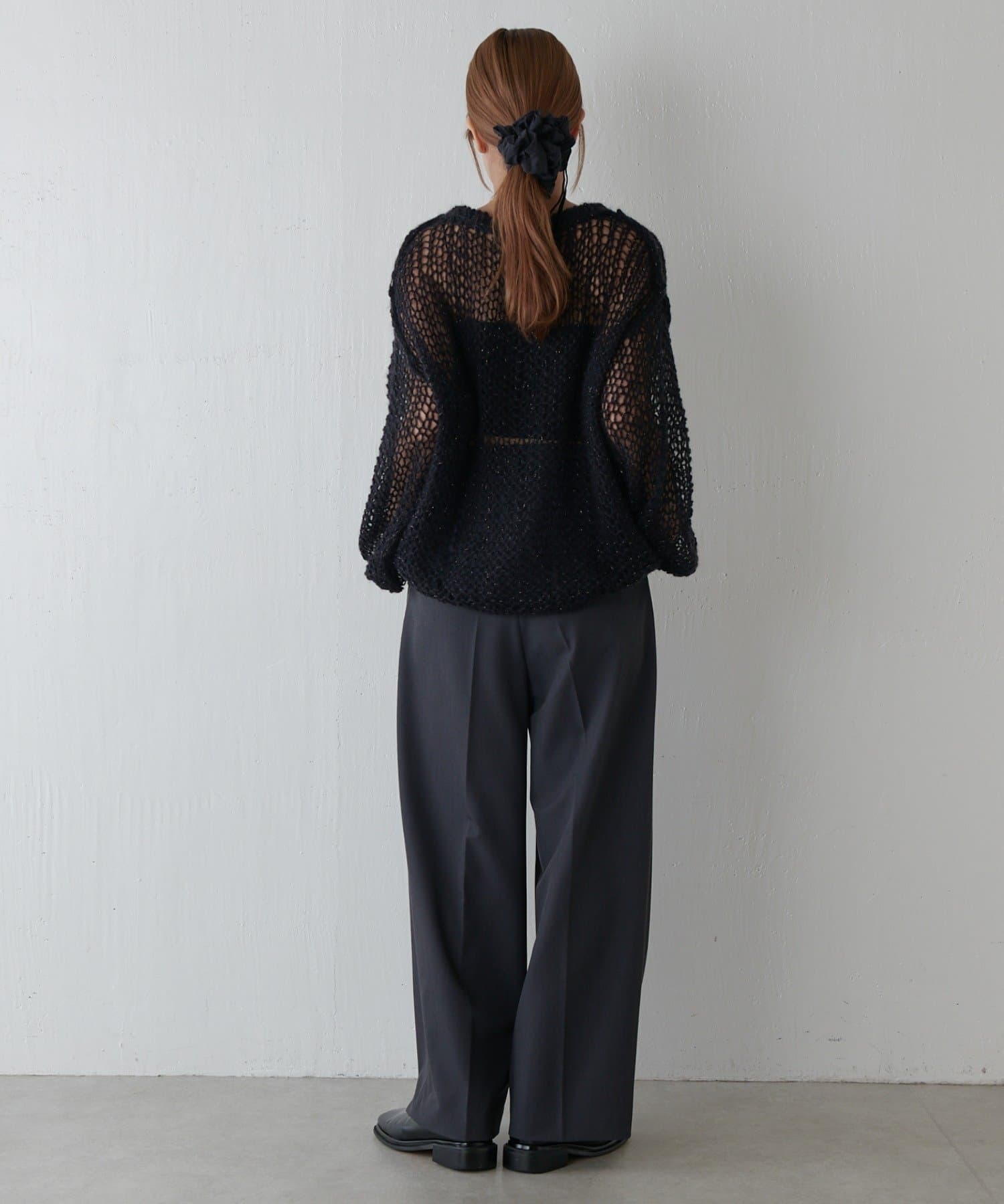 Lui's(ルイス) モヘア手編みニット