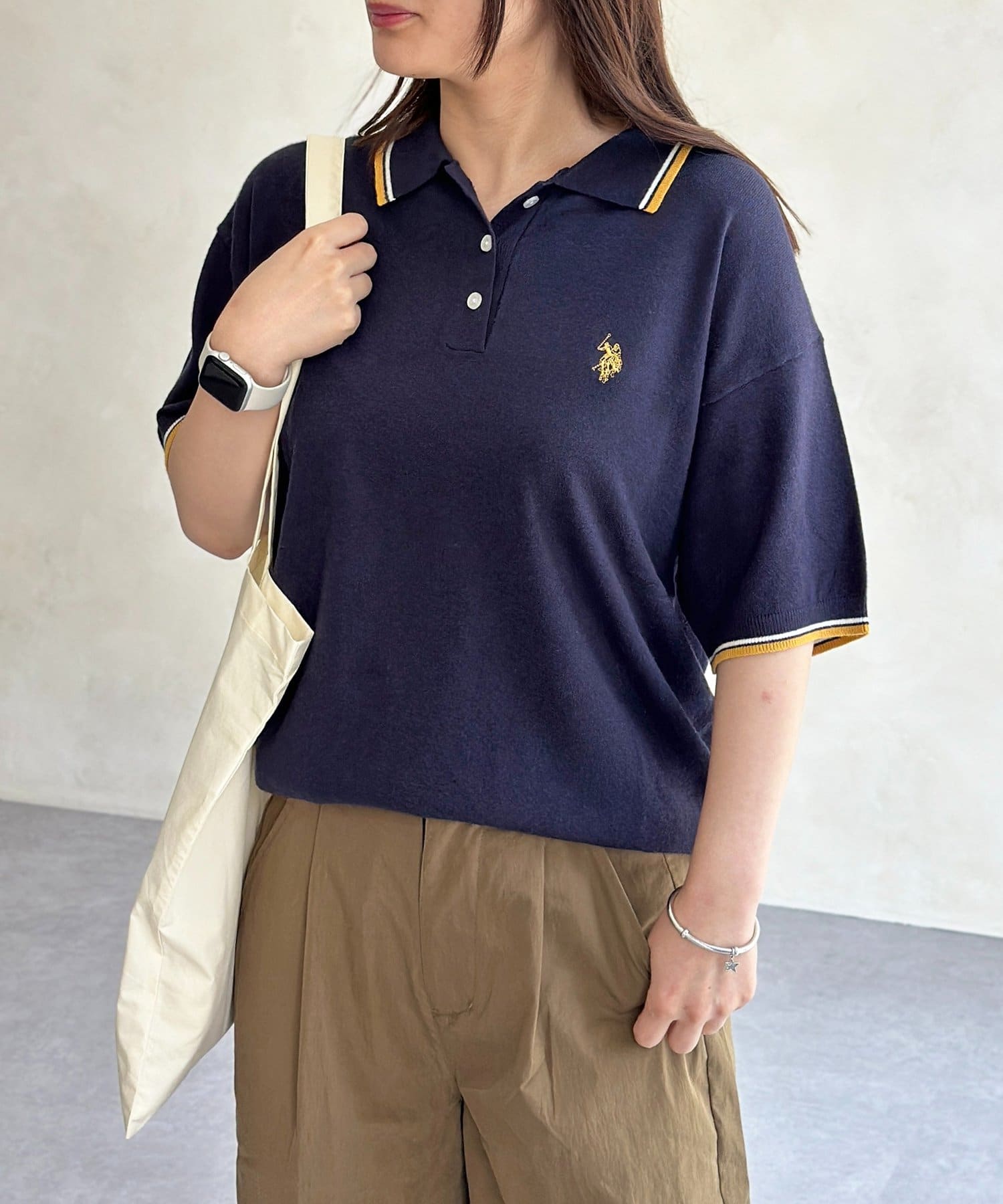 CPCM(シーピーシーエム) 【U.S. POLO ASSN. 】ニットポロ