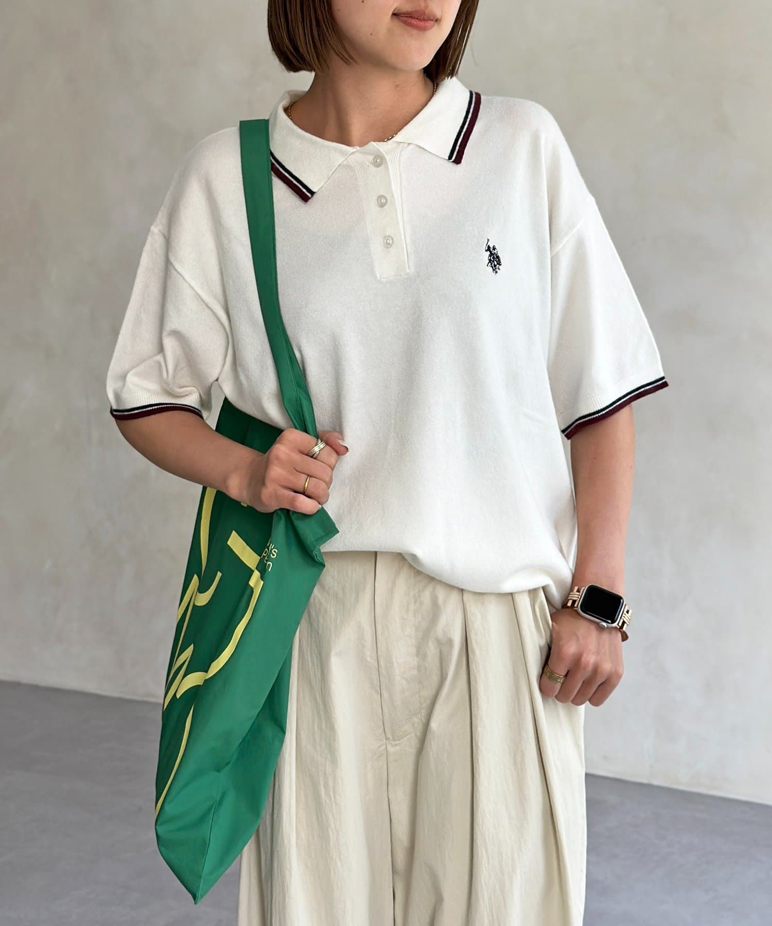CPCM(シーピーシーエム) 【U.S. POLO ASSN. 】ニットポロ