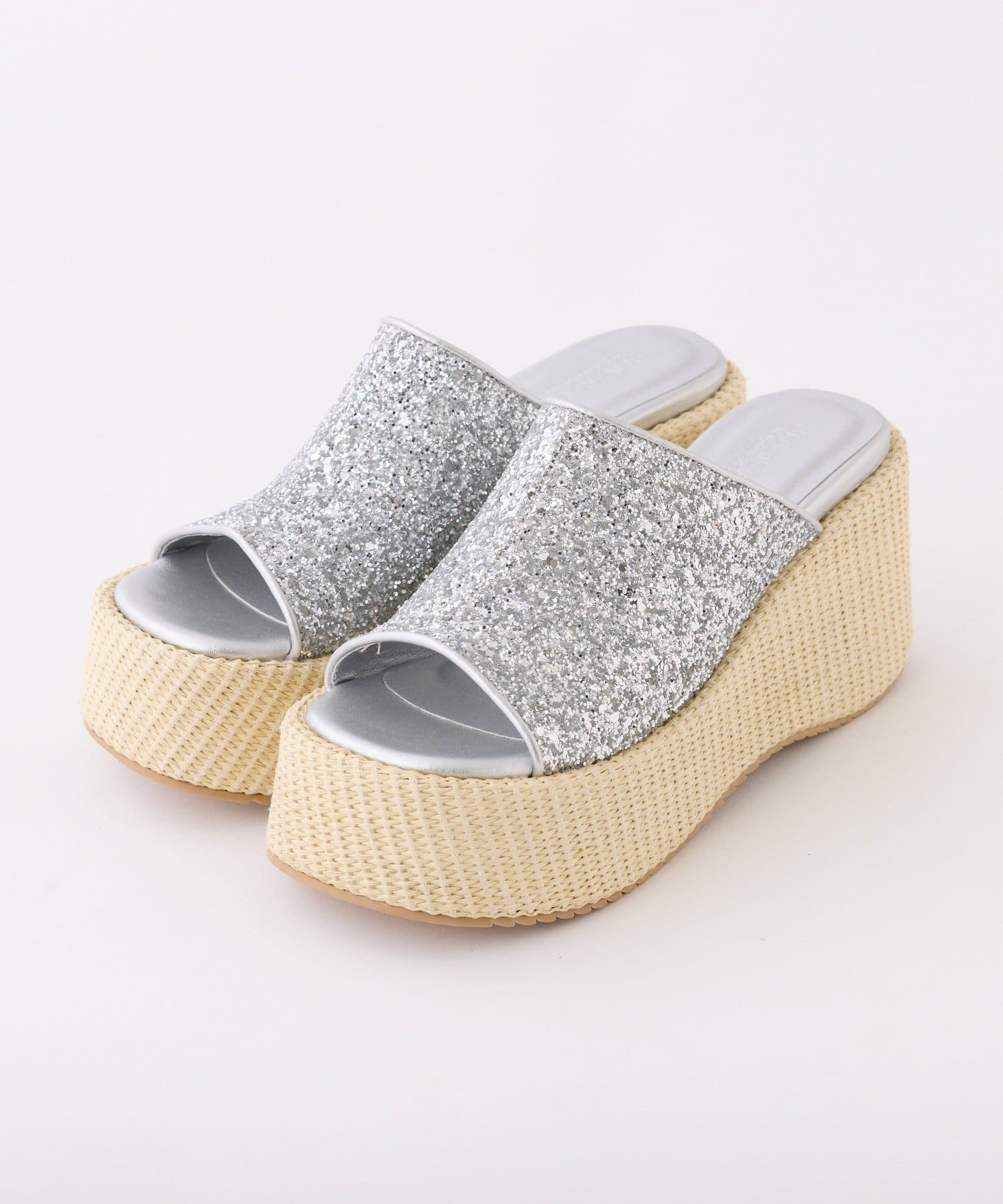 NICE CLAUP / OLIVE des OLIVE OUTLET(ナイスクラップ  / オリーブ デ オリーブ アウトレット) 【one after another】【マイナス３キロ見え】ウェッジソールサンダル