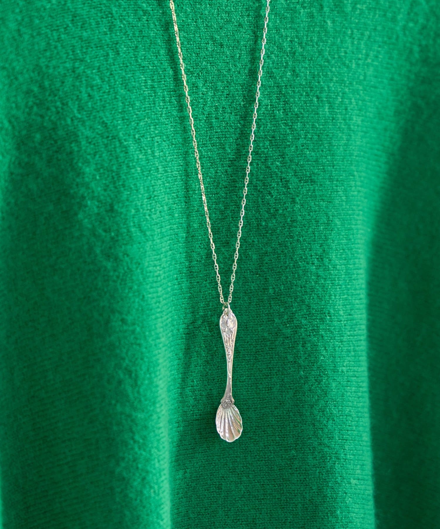 BEARDSLEY ビアズリー　シルバー　スプーンネックレス ビアズリー BEARDSLEY コインネックレス （silver