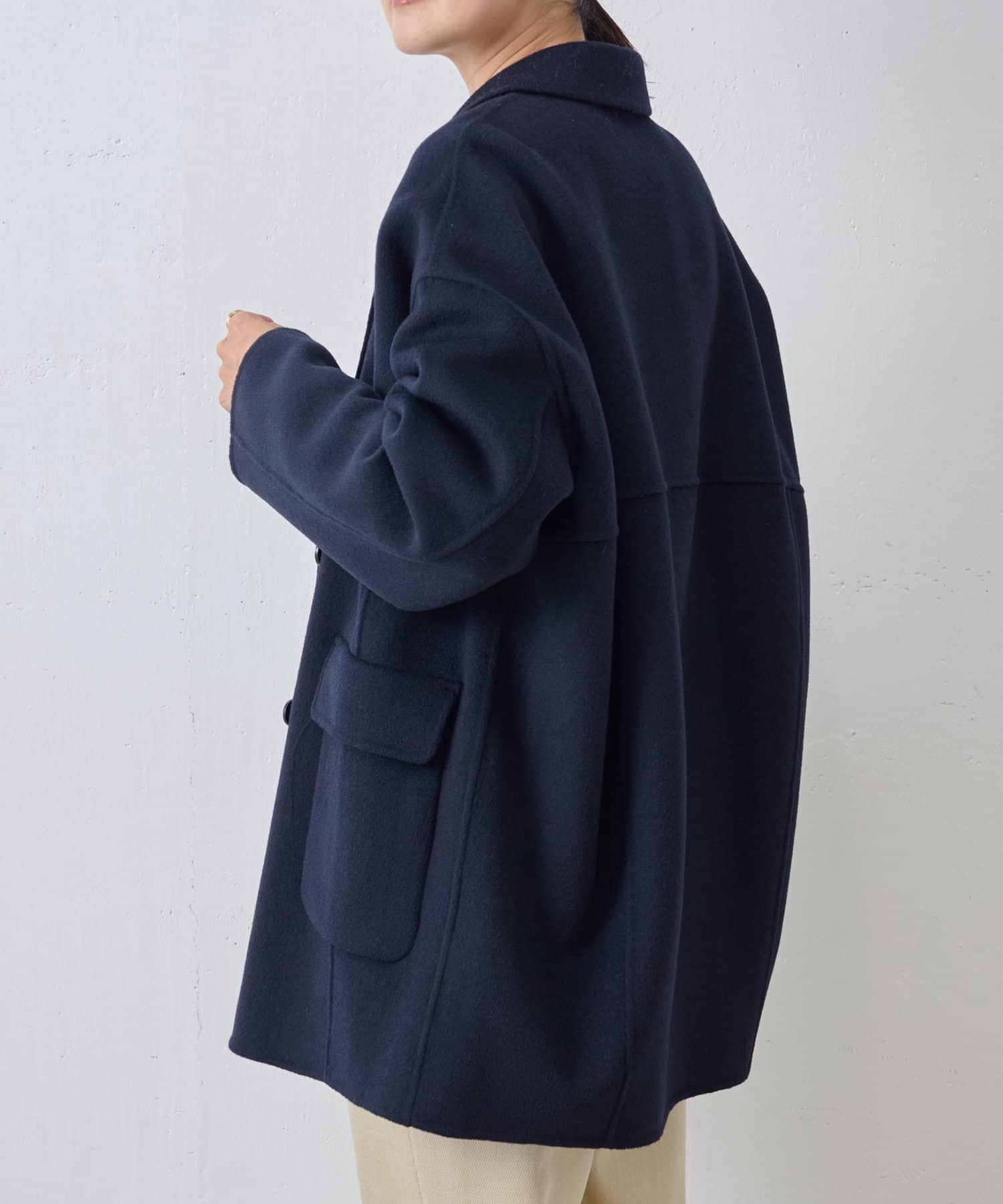 ☆定価44,000円　☆ビアズリー　BEARDSLEY ウールリバーコート完売品 ☆定価44,000円☆ビアズリーBEARDSLEY ウールリバーコート完売品