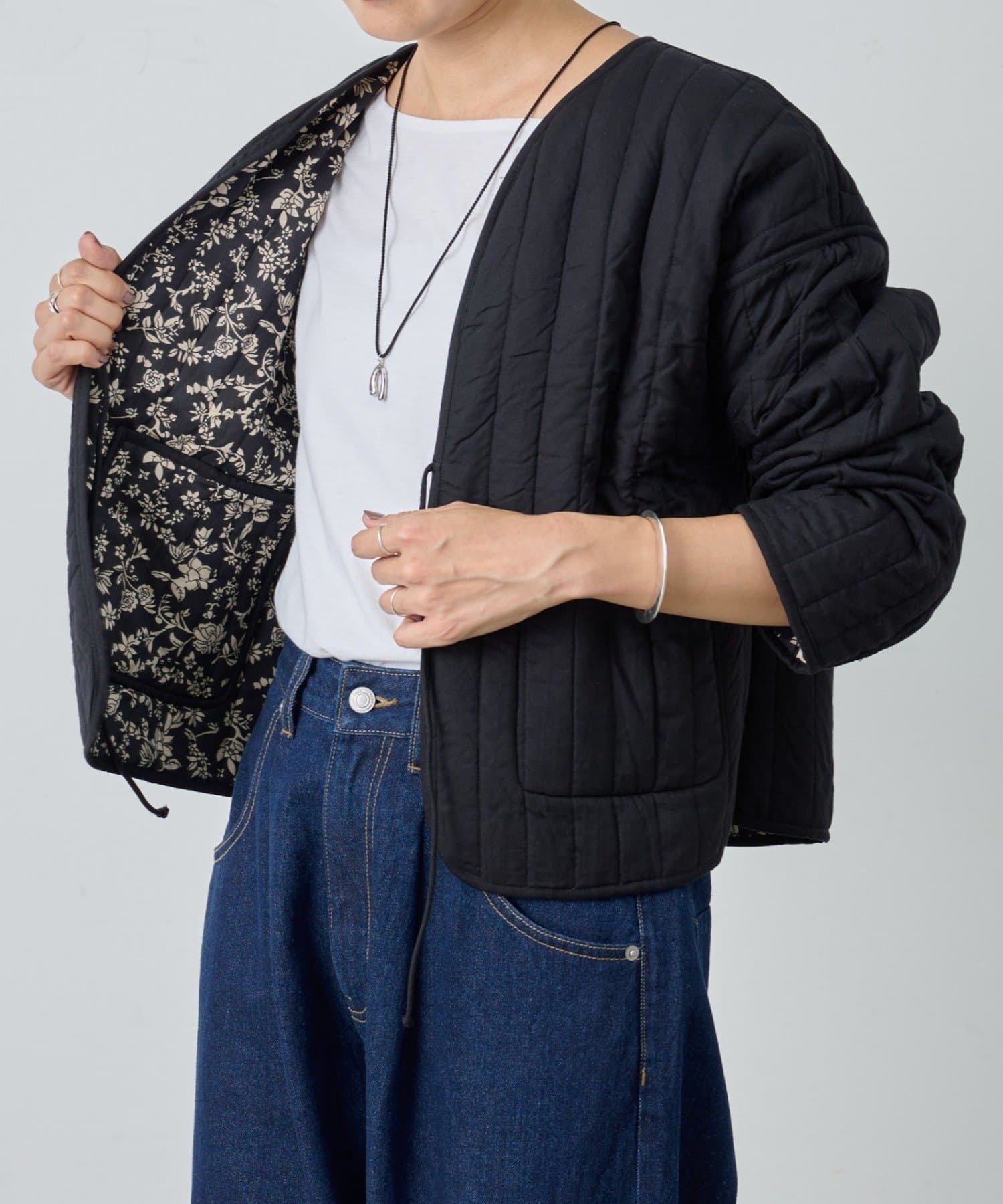 BEARDSLEY(ビアズリー) プリント中綿ジャケット