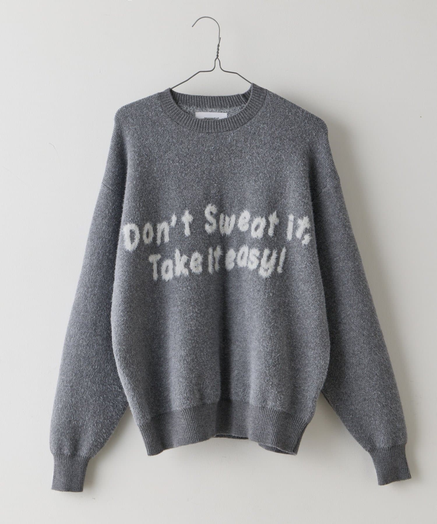 Kastane(カスタネ) 【WHIMSIC】ジャガードロゴニットプルオーバー