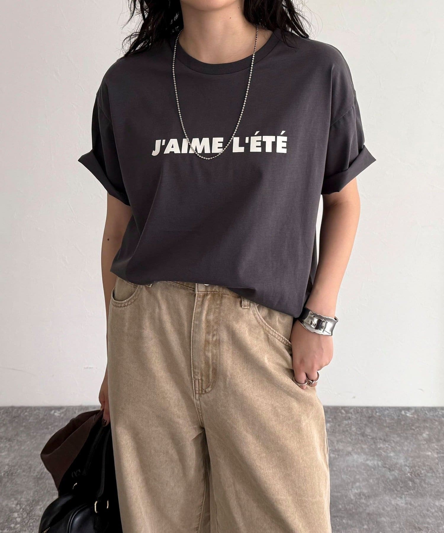FREDY & GLOSTER(フレディ アンド グロスター) シルケットサマーロゴ半袖Tシャツ