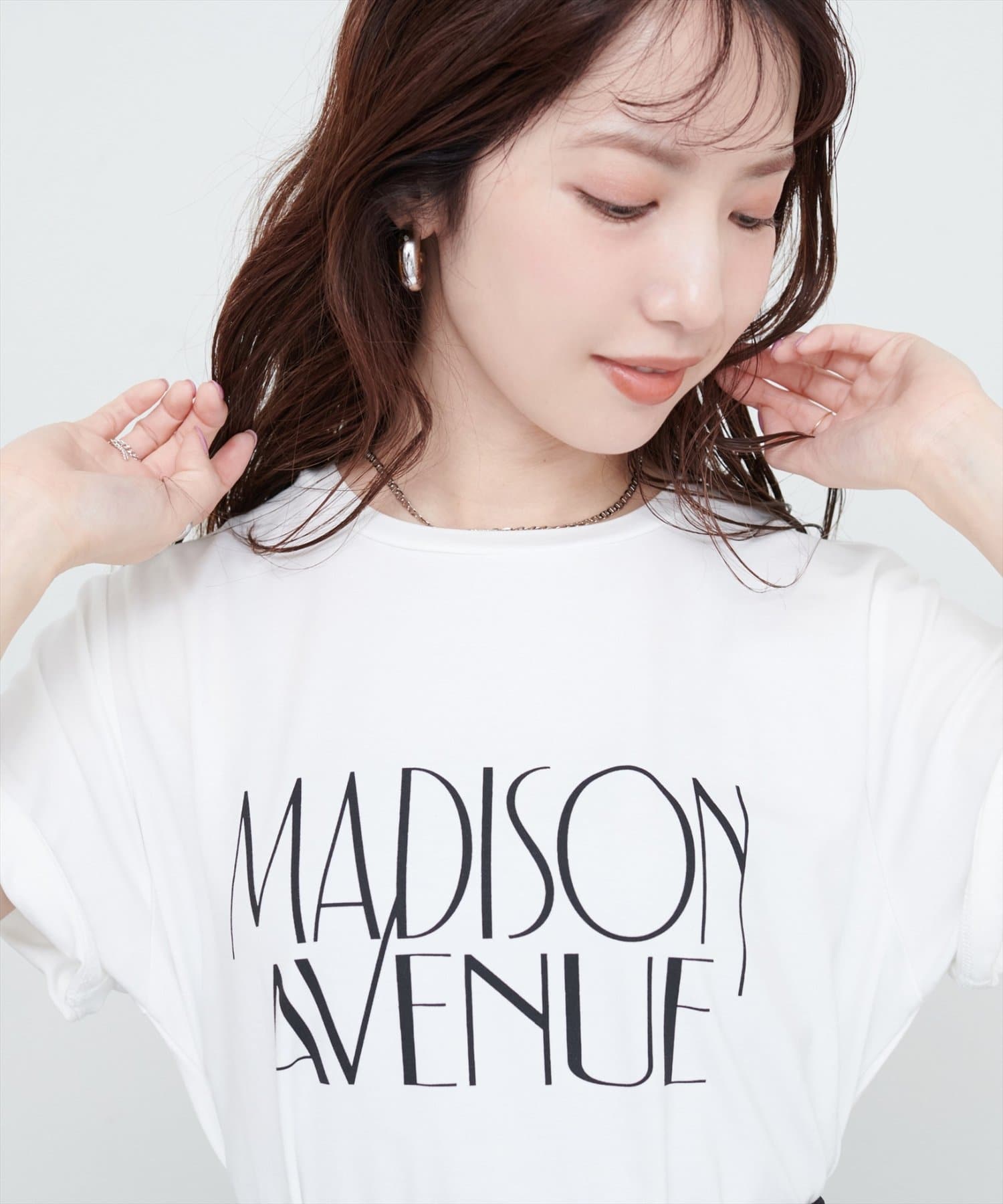 natural couture(ナチュラルクチュール) ポンチベーシックロゴT