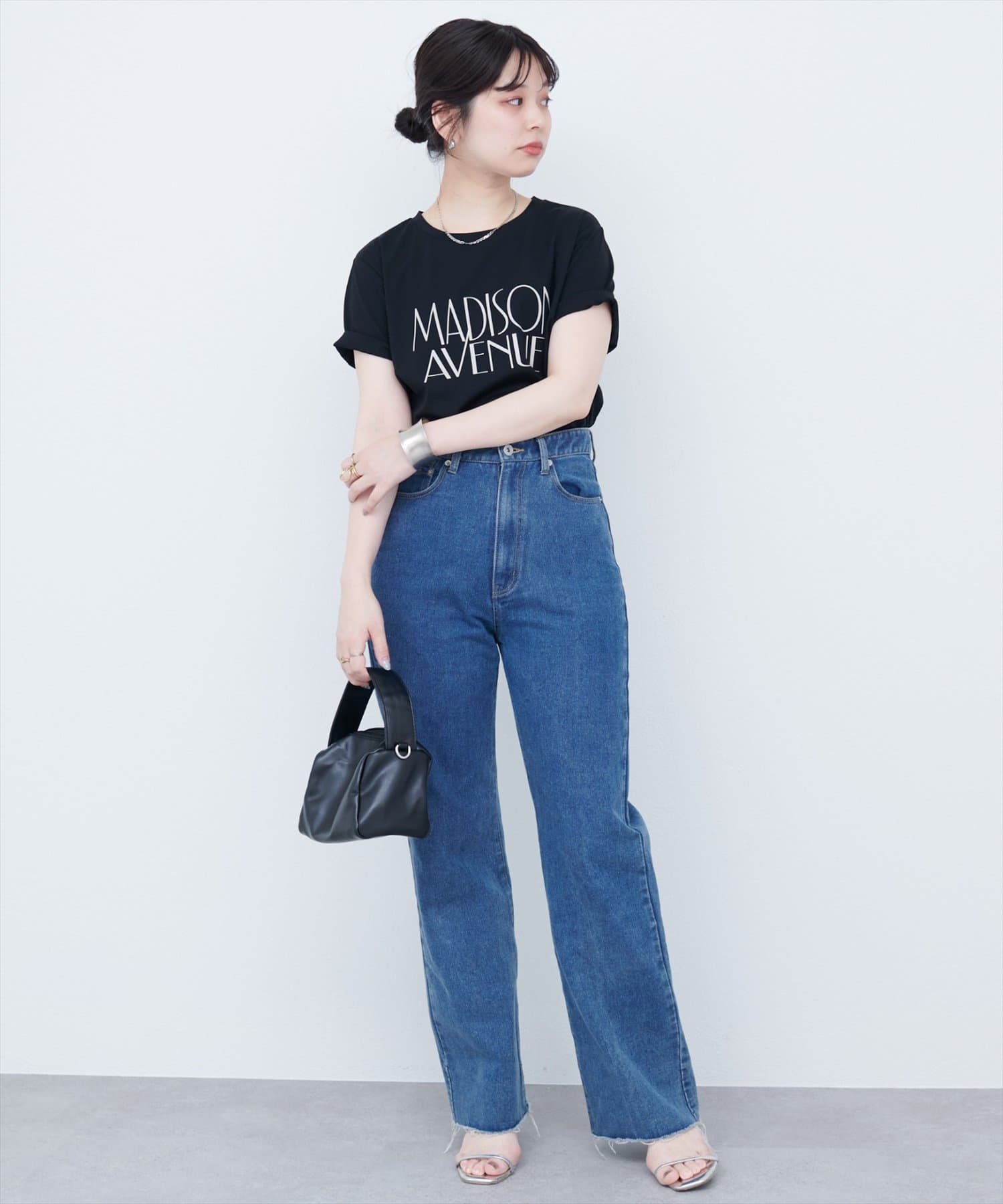 natural couture(ナチュラルクチュール) ポンチベーシックロゴT