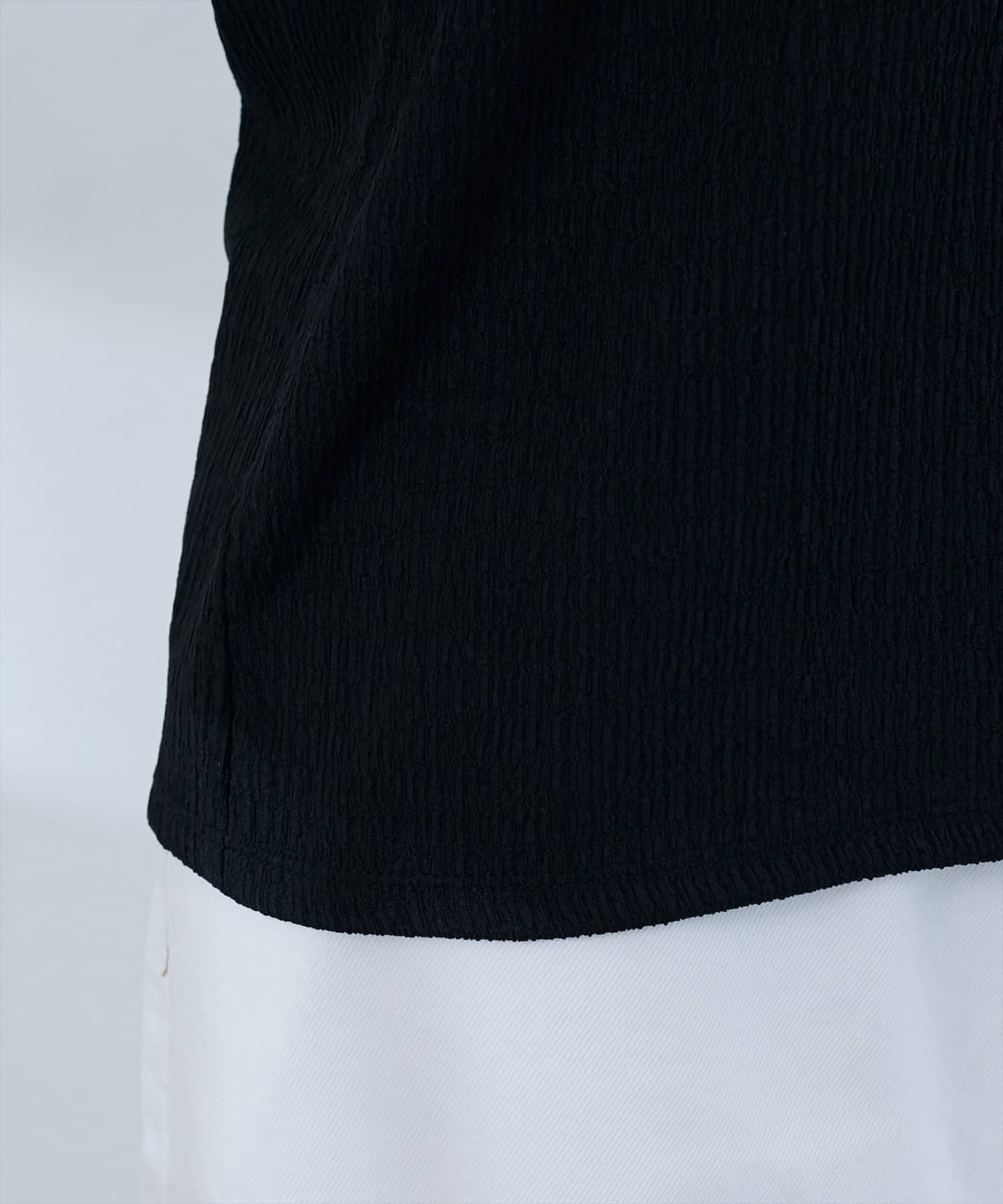 natural couture(ナチュラルクチュール) 【WEB限定】レース袖切り替えカットソー