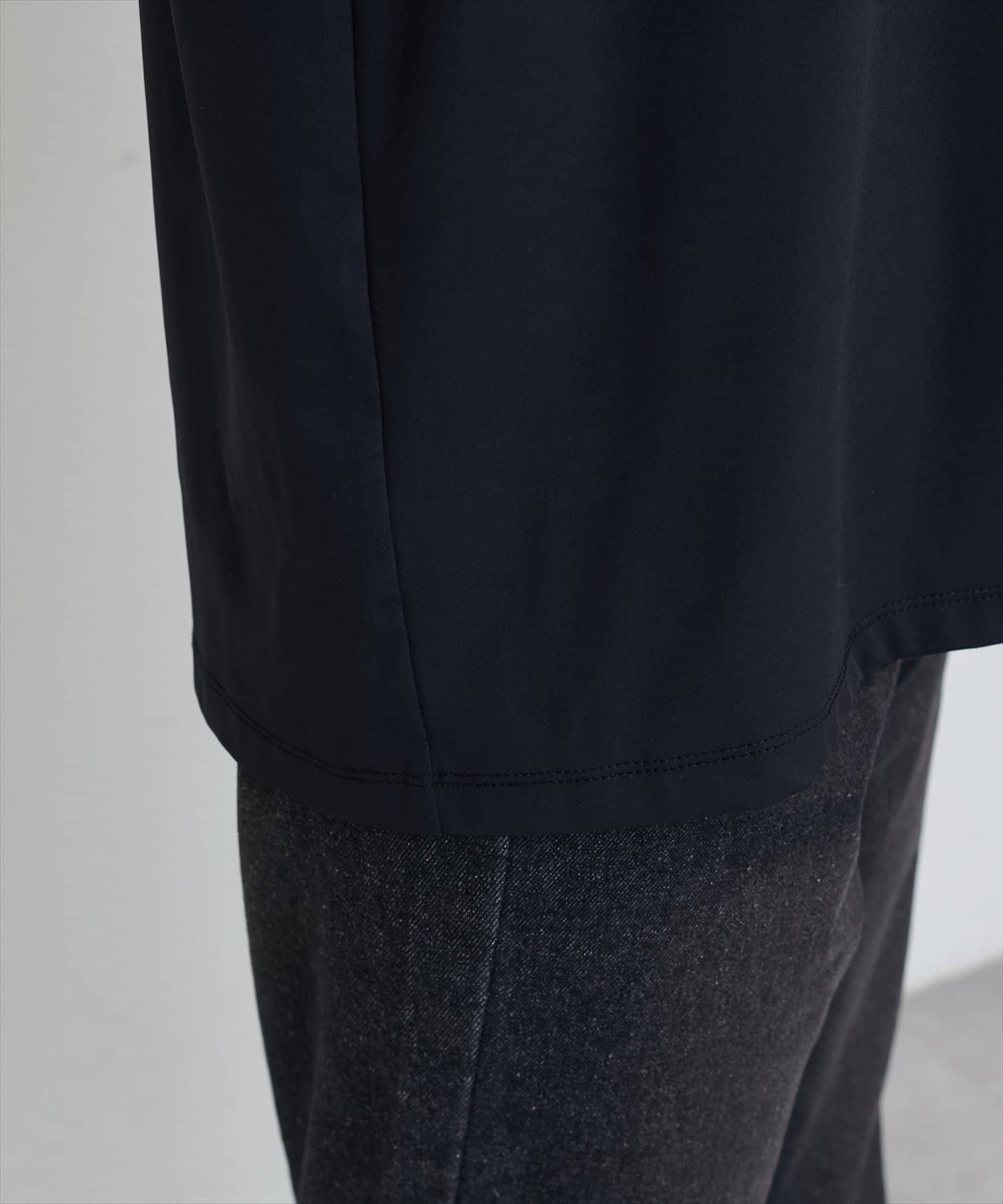natural couture(ナチュラルクチュール) 前後2WAYスカラップノースリカットソーブラウス