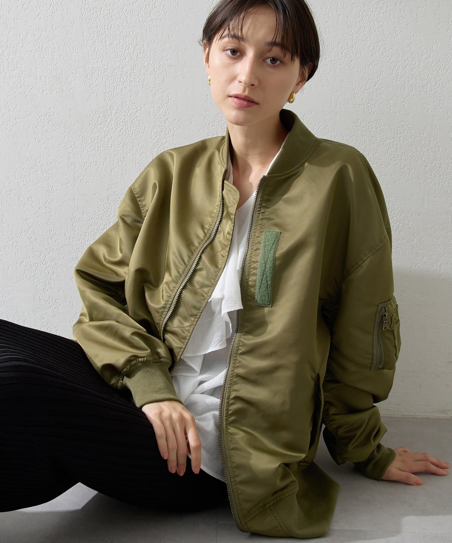 Whim Gazette(ウィム ガゼット) 《7/18 9:00再販スタート》【インフルエンサーコラボ】ナイロンMA-1