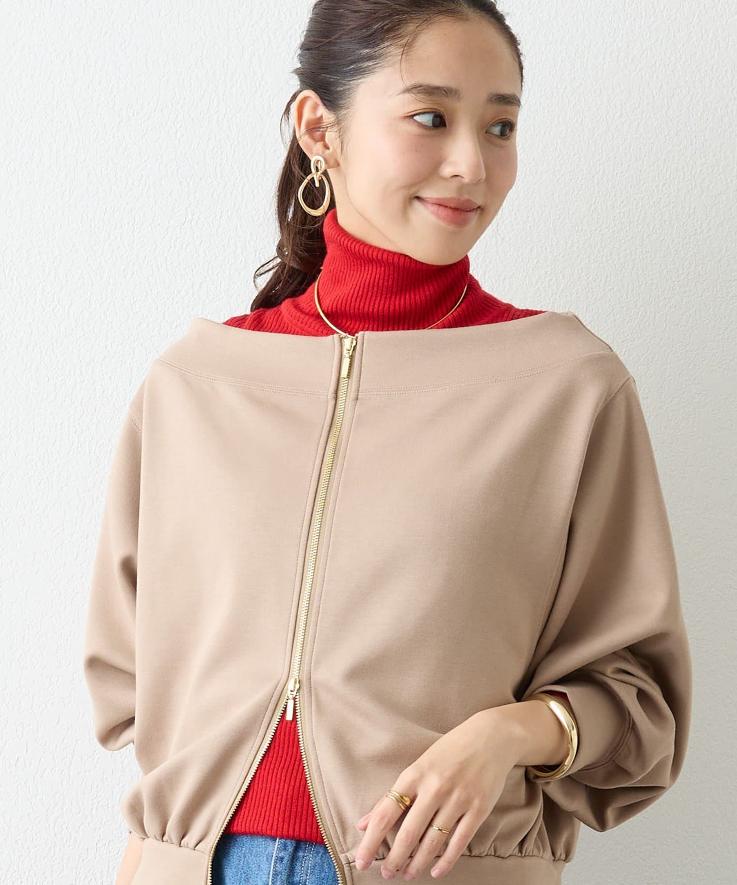 un dix cors(アンディコール) 《デイリーに活躍》リブタートルネック