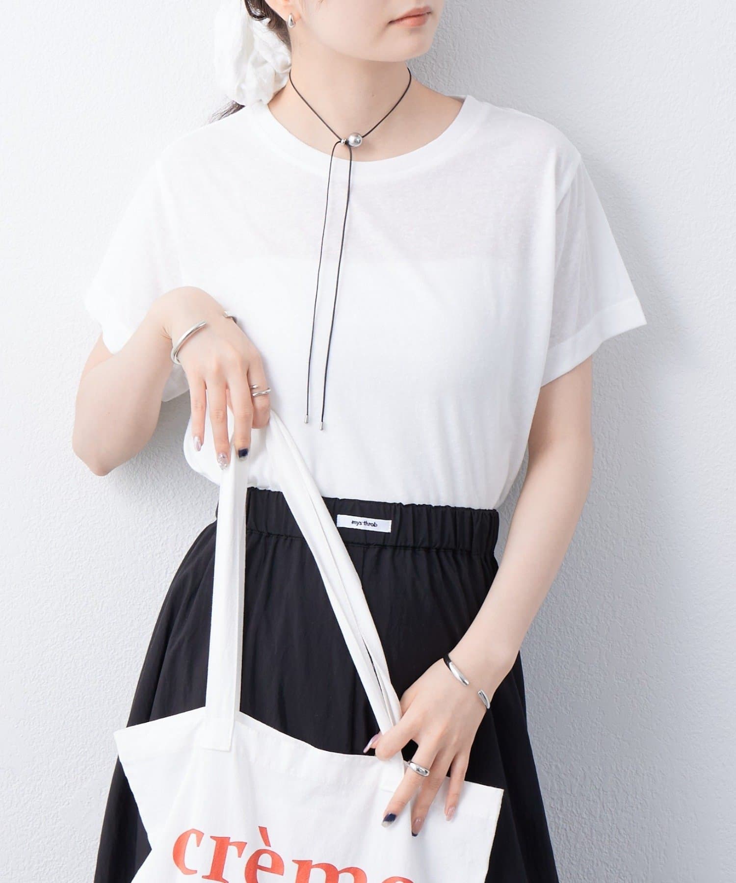 mysticのシンプルTシャツ