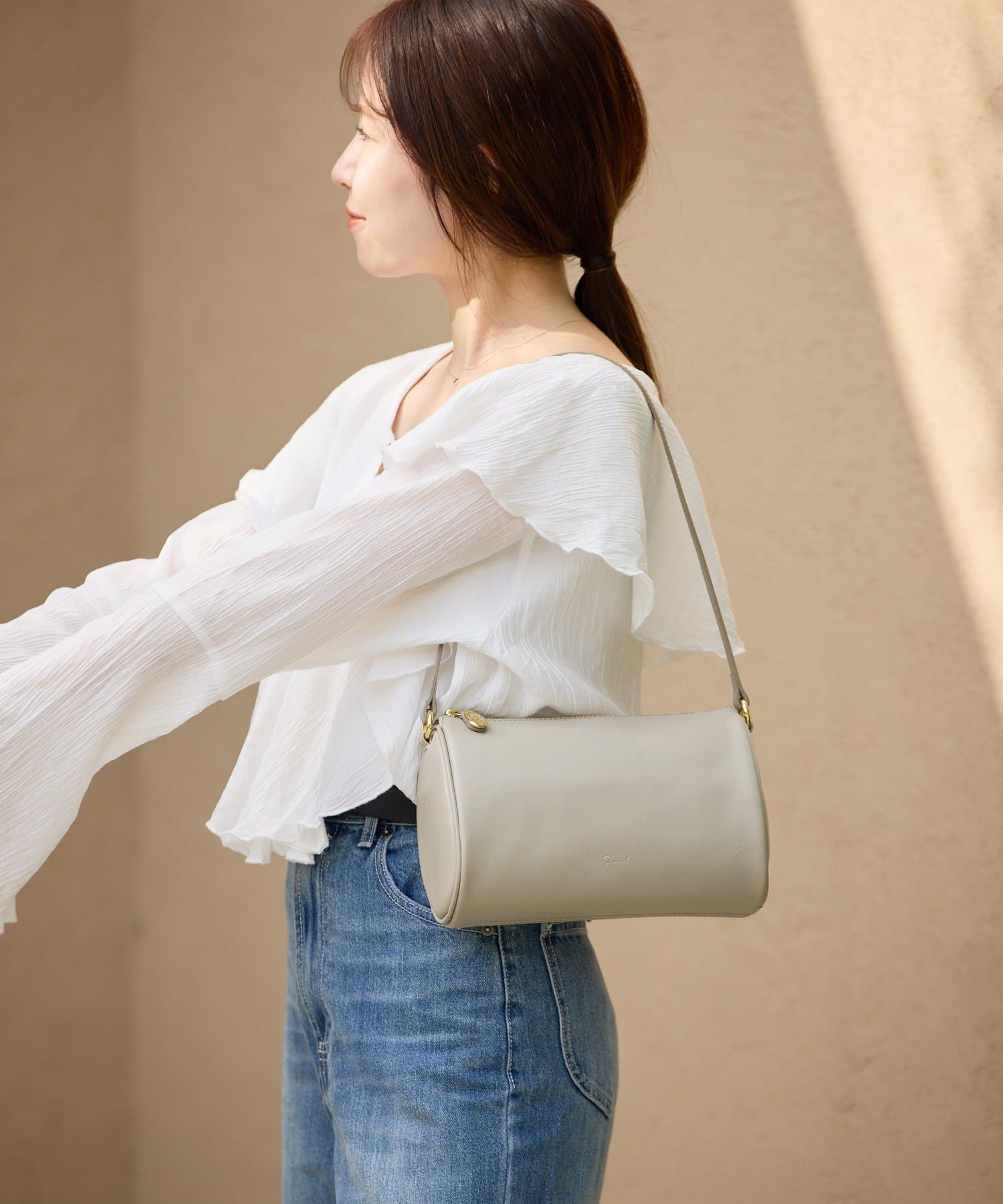 gemeil(ジェムイル) 3WAYエッグショルダーバッグM（CE-1598）