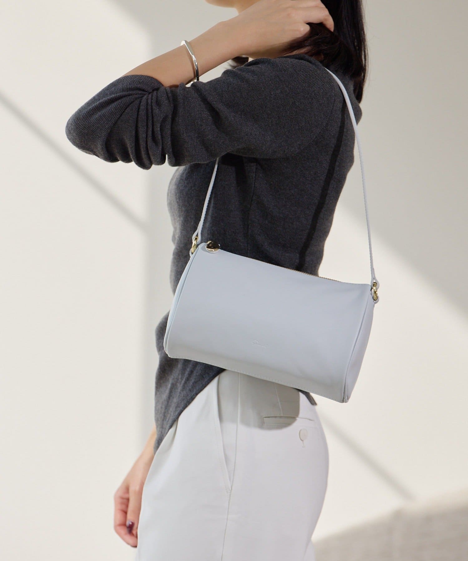 gemeil(ジェムイル) 3WAYエッグショルダーバッグM（CE-1598）