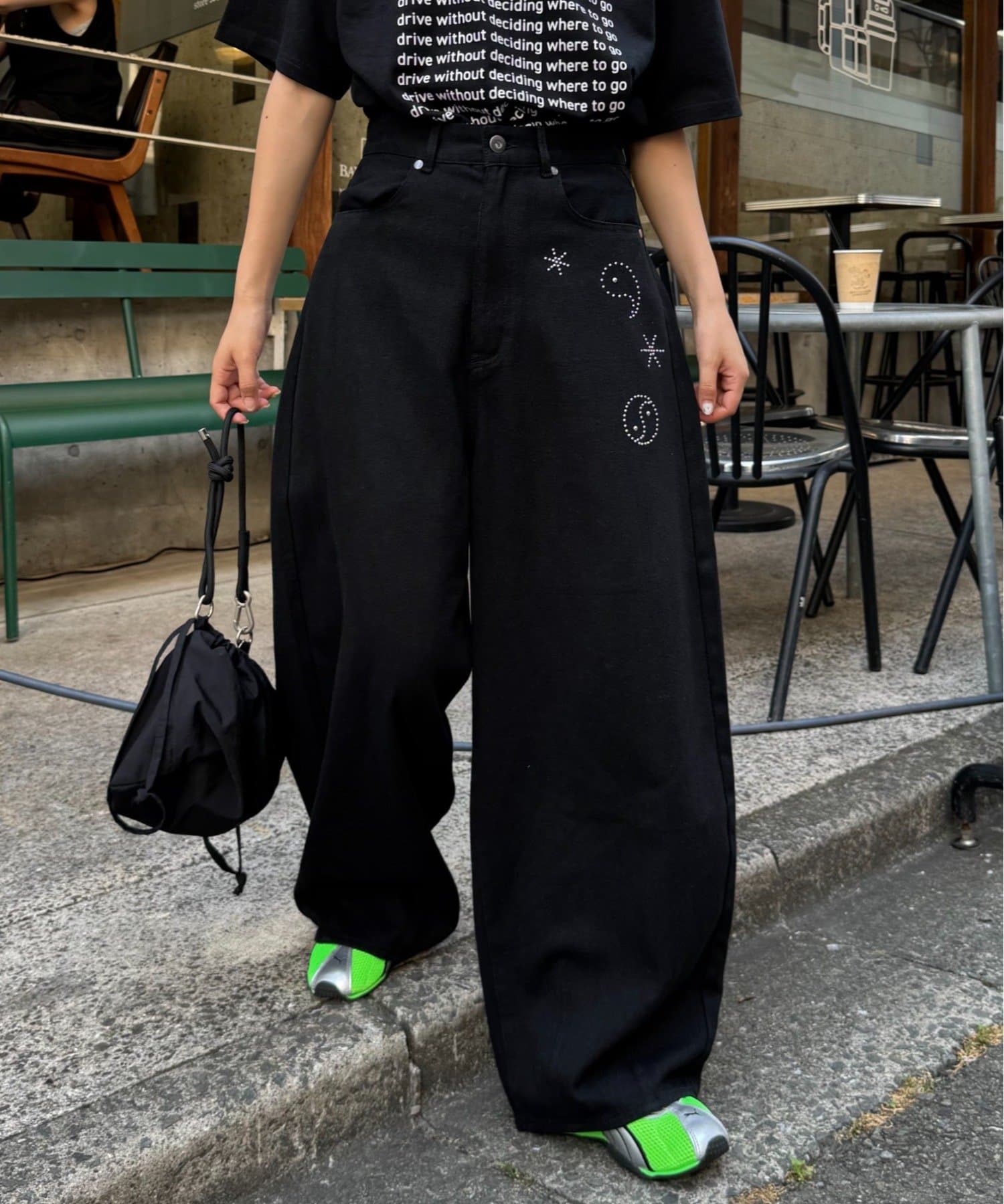 CIAOPANIC TYPY(チャオパニックティピー) 【UNISEX】ホットフィットカーブチノパンツ