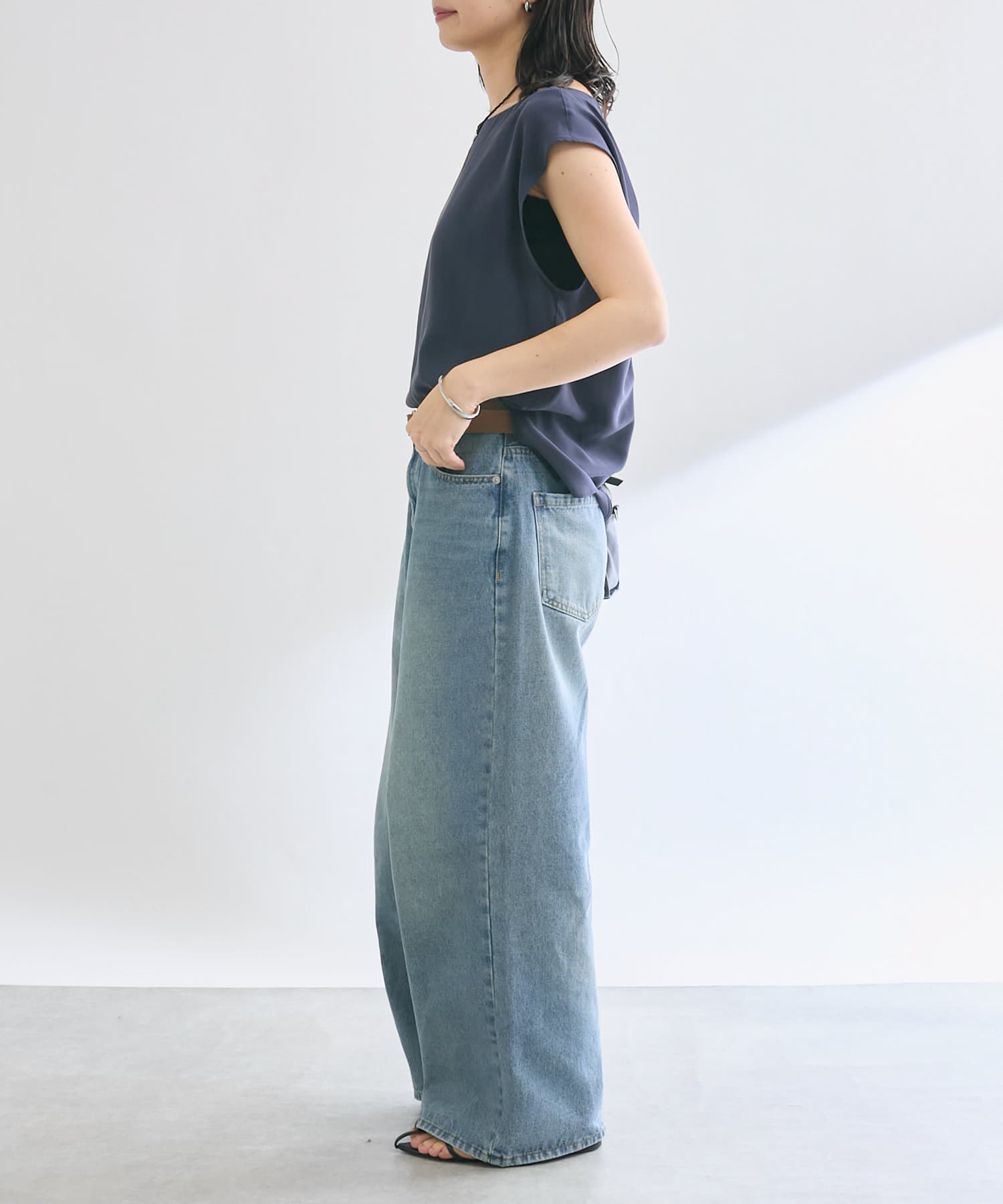 新品　RIVE DROITE silk Blouse リヴドロワ　シルクブラウス 新品 RIVE DROITE silk Blouse リヴドロワ シルクブラウス