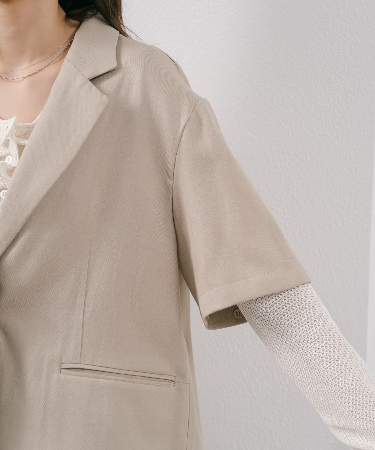 OUTLET(アウトレット) 【Kastane】カットアウトジャケット