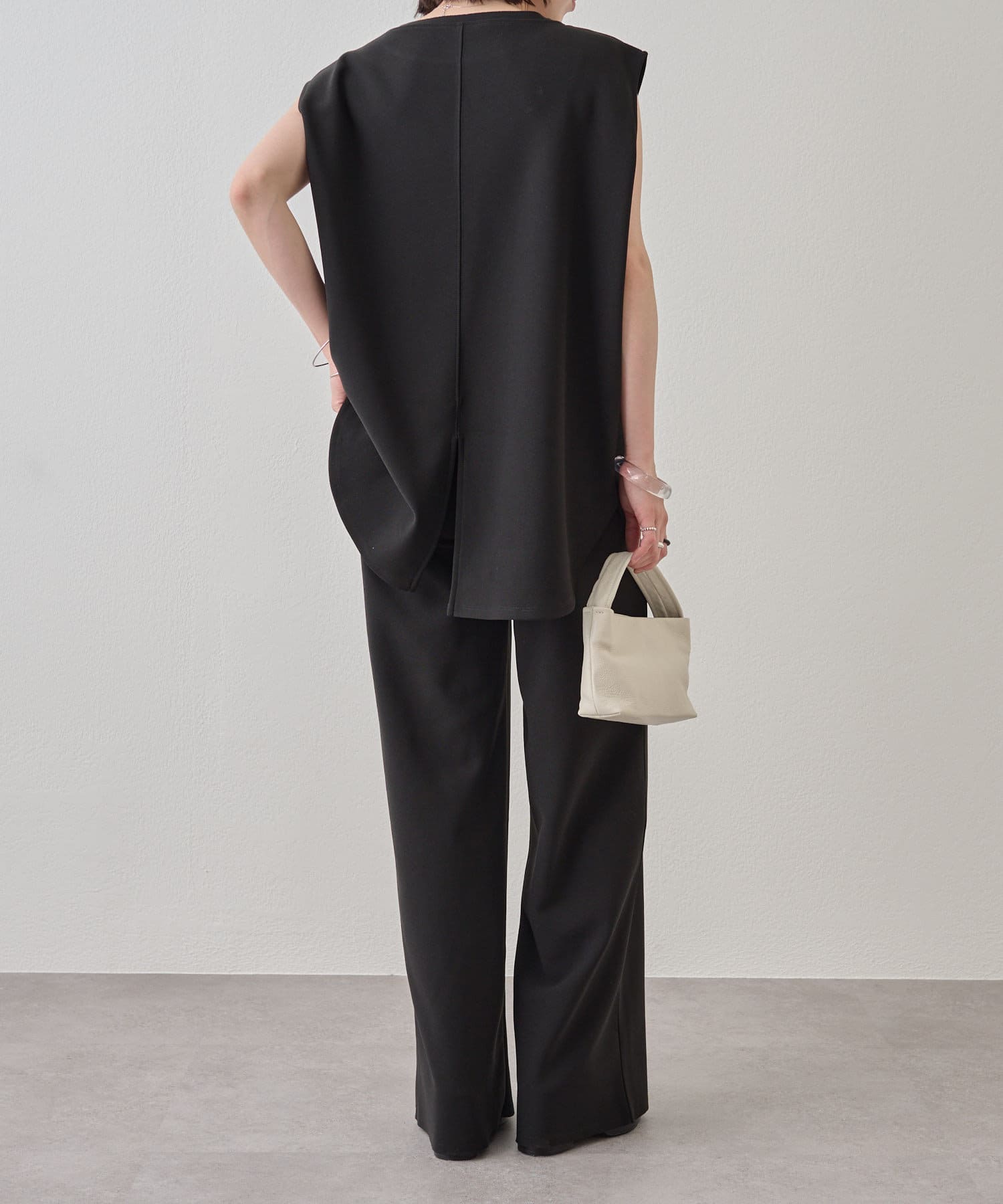 OUTLET(アウトレット) 【Omekashi】ミニマルイージーパンツ