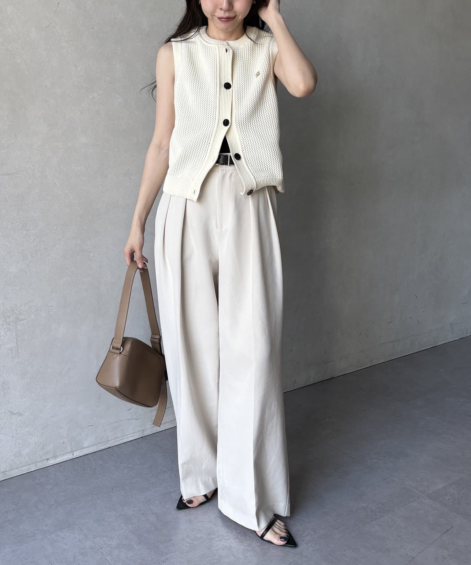 CAPRICIEUX LE'MAGE】メッシュBOXベスト | OUTLET(アウトレット