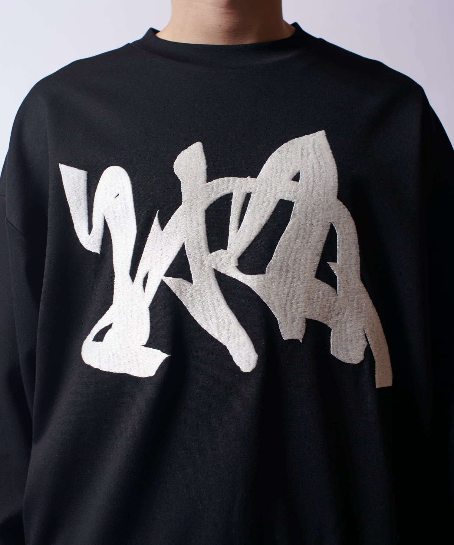 OUTLET(アウトレット) 【Lui's】ブラッシングエンブロイダリースウェット