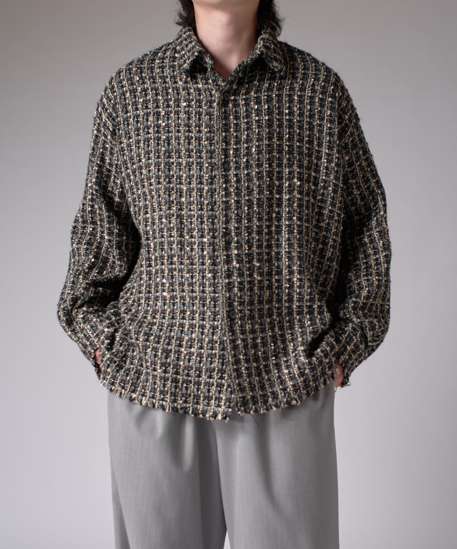 OUTLET(アウトレット) 【Lui's】FINEツイードシャツ