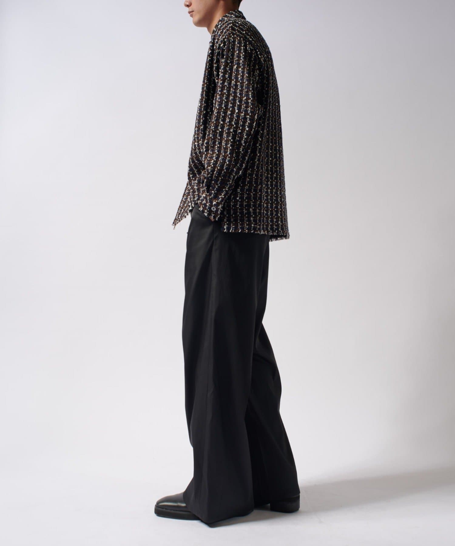 OUTLET(アウトレット) 【Lui's】FINEツイードシャツ