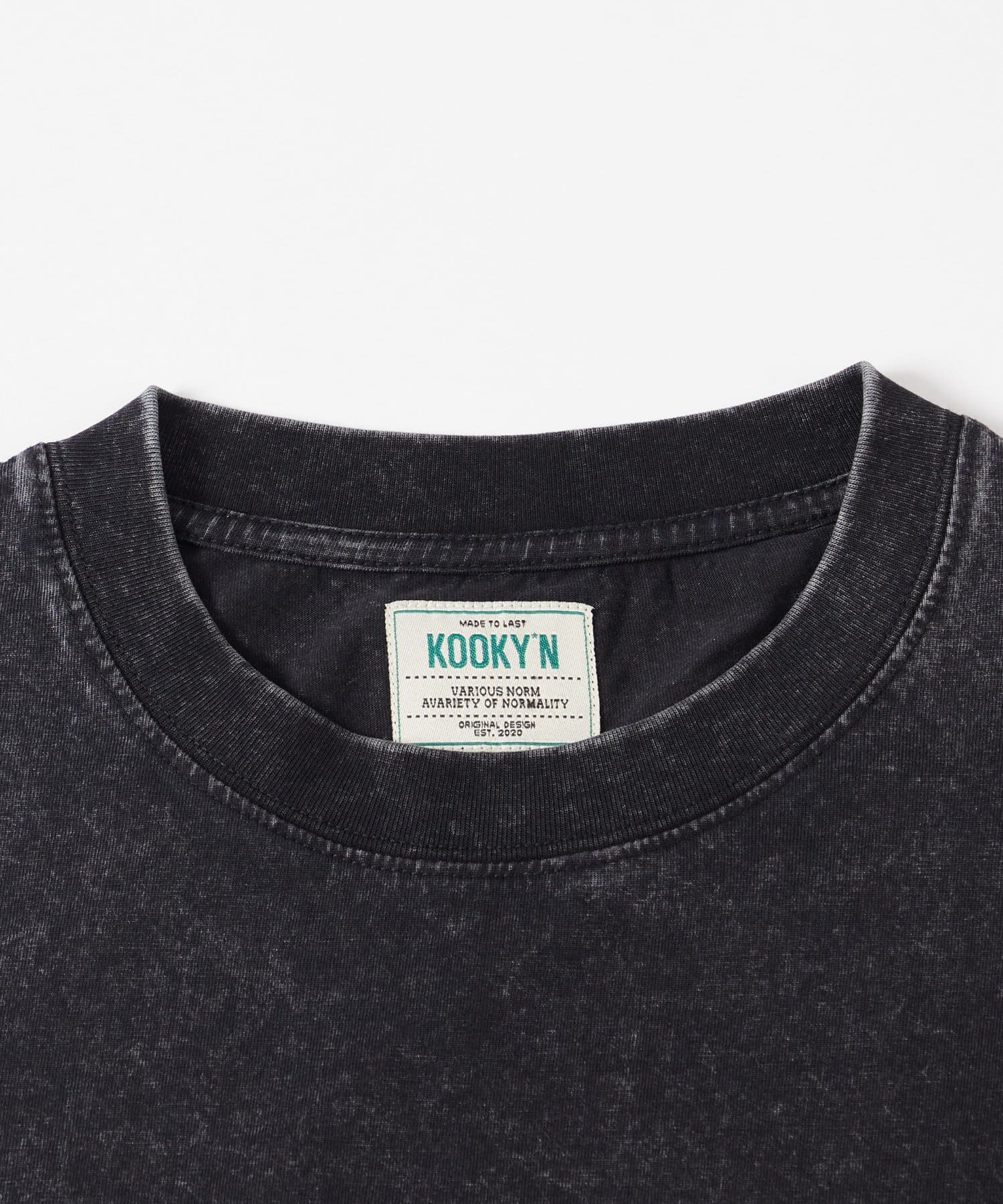 WHO’S WHO gallery(フーズフーギャラリー) 【KOOKYN】 PASTFUTUREカレッジケミカルウオッシュTEE/3サイズ