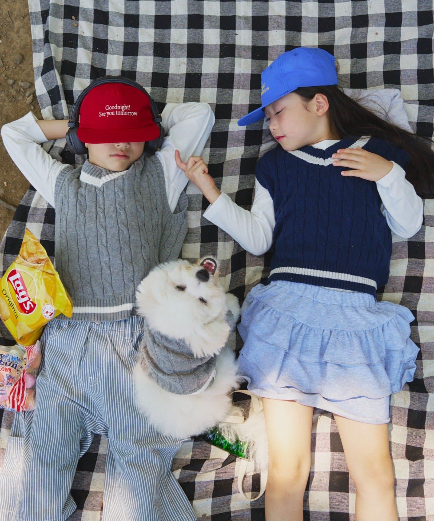 CIAOPANIC TYPY(チャオパニックティピー) 【KIDS】【sayuri企画】TEE付きチルデンニットベスト