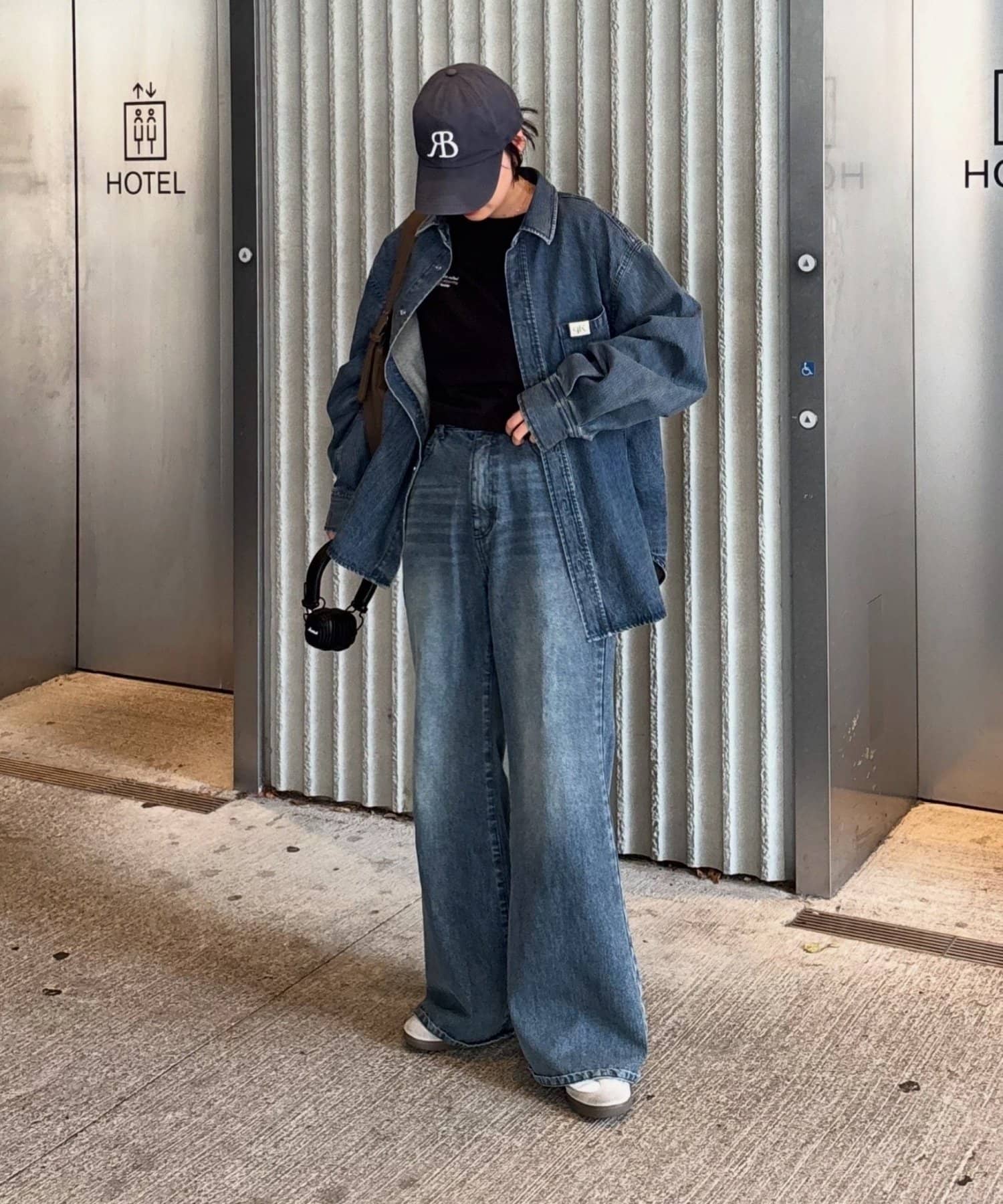 JUEGO＊ピンタックデニムシャツ CHROME HEARTS DENIM SHIRT クロムハーツ デニムシャツ V1