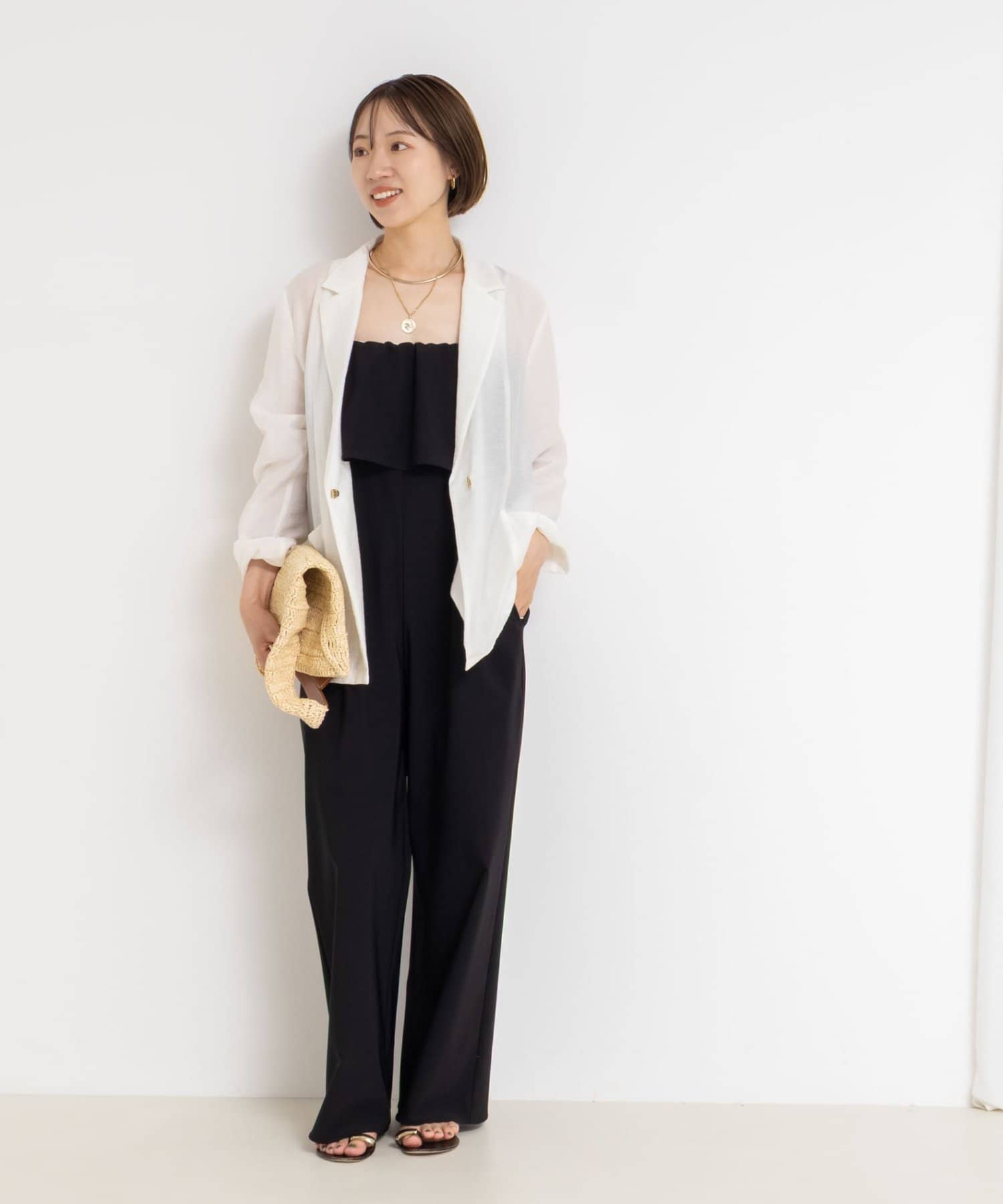新品タグ付きNOLLEY'S ウォッシャブルサロペット ウォッシャブルトリコットサロペット | NOLLEY'S(ノーリーズ