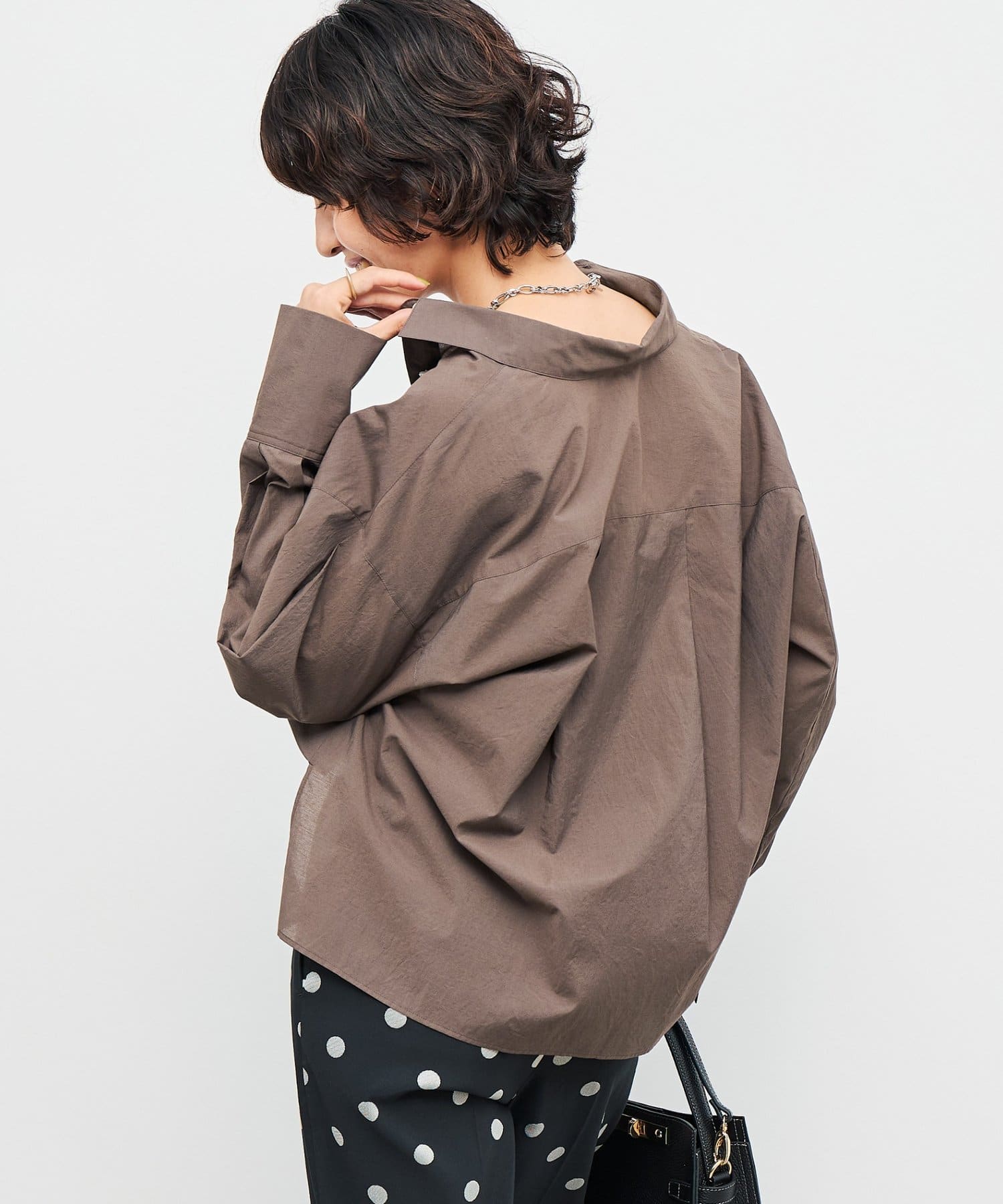 NOLLEY'S(ノーリーズ) エアリーショートシャツ