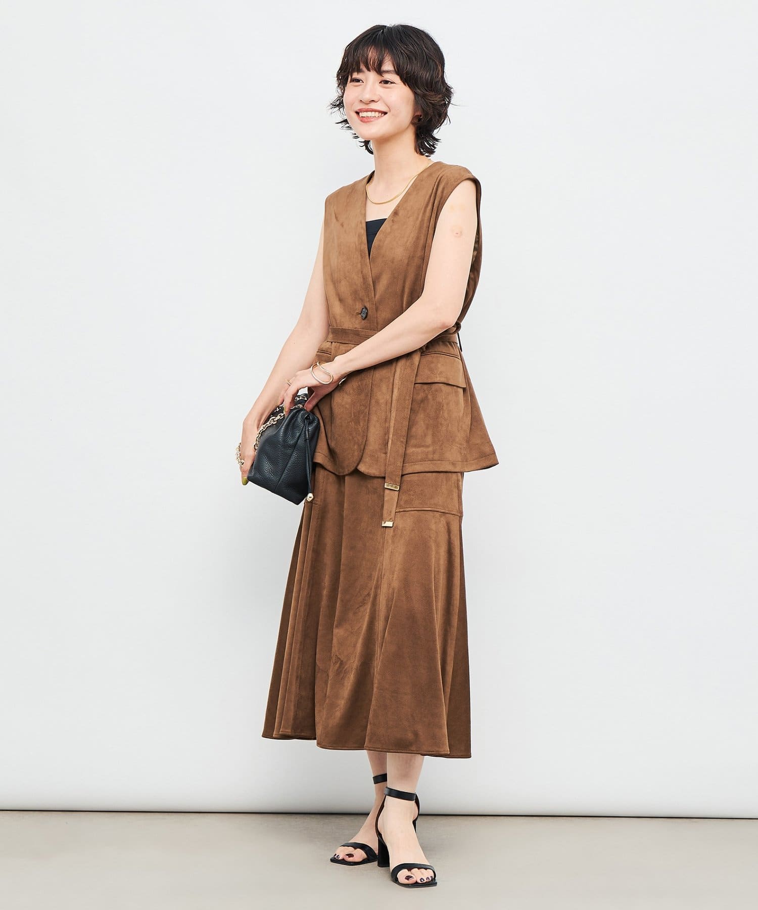 Nolley's ジレ、パンツ セットアップ